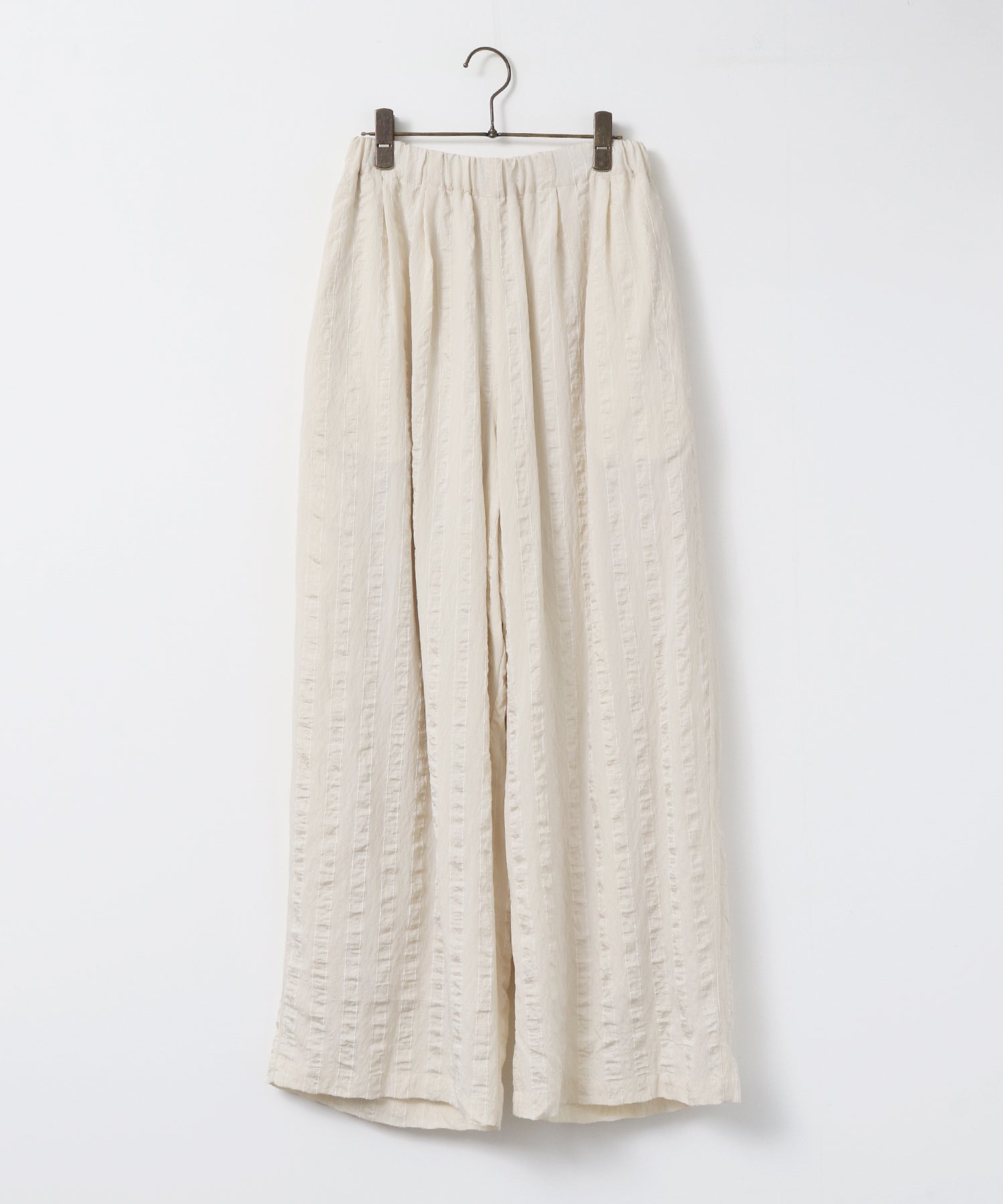 DOBBY STRIPE TUCKED-IN EASY PANTS