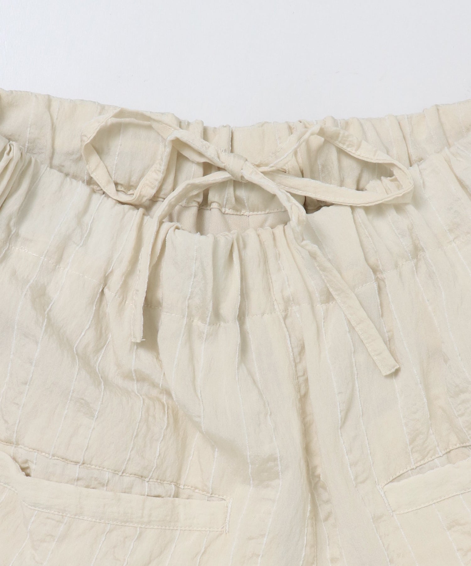 DOBBY STRIPE TUCKED-IN EASY PANTS