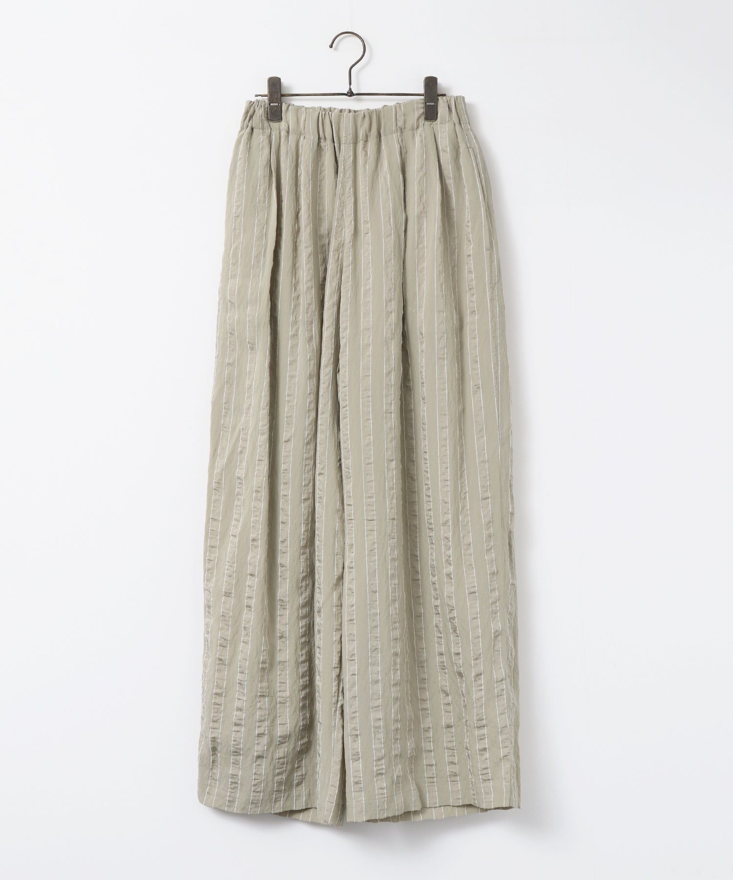DOBBY STRIPE TUCKED-IN EASY PANTS