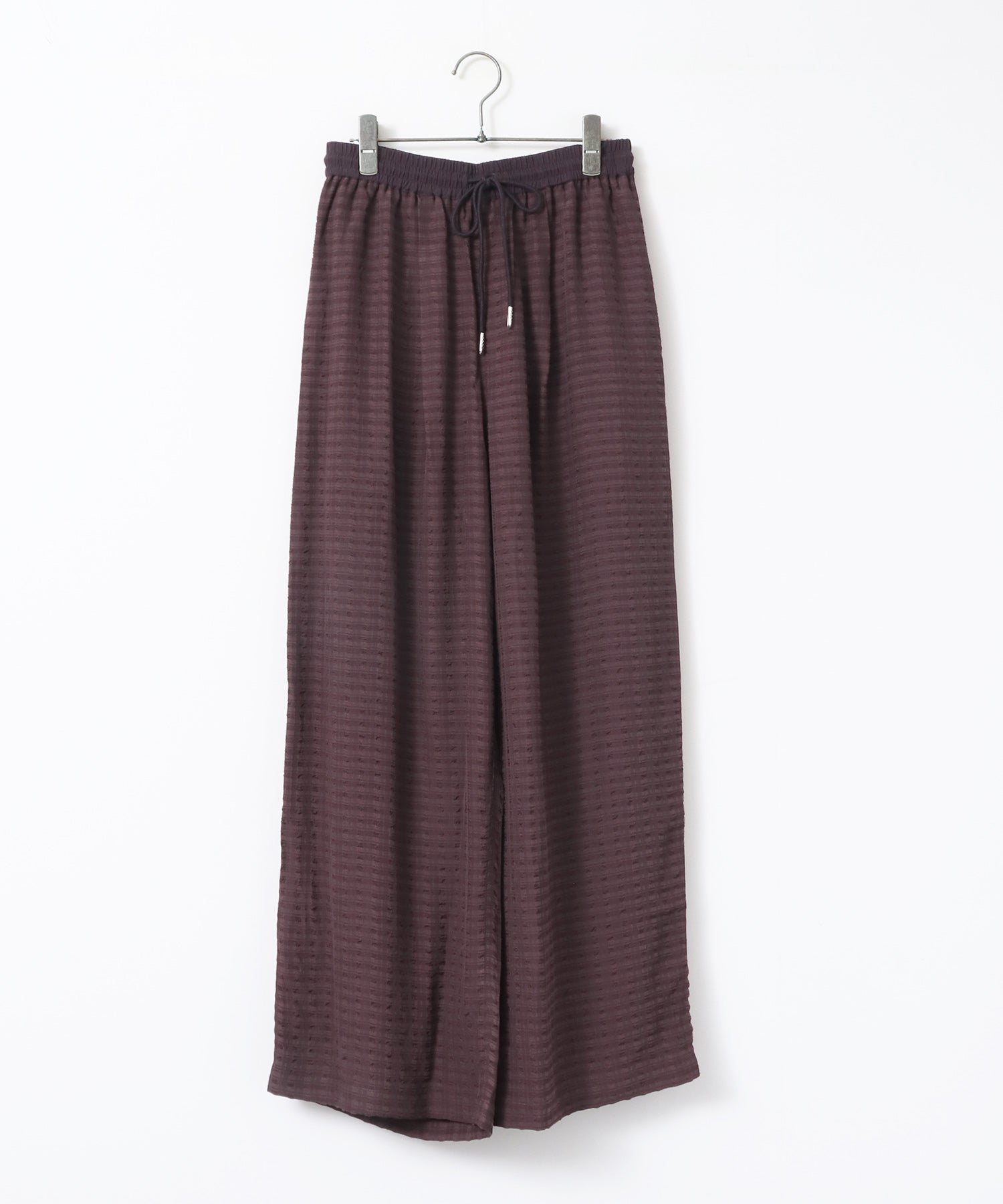 DOBBY CHECK EASY PANTS