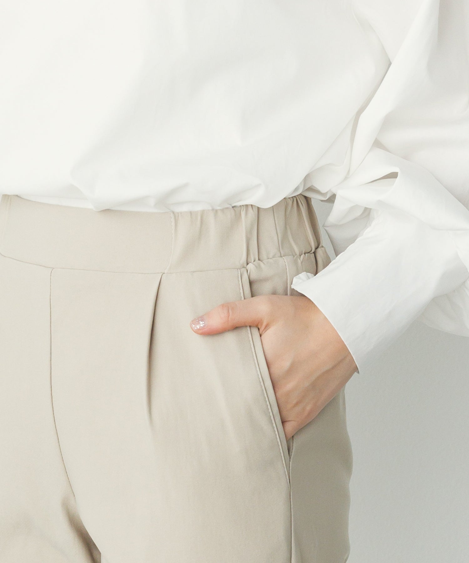 【ストレッチ】バリラクテーパードパンツ S/Mサイズ