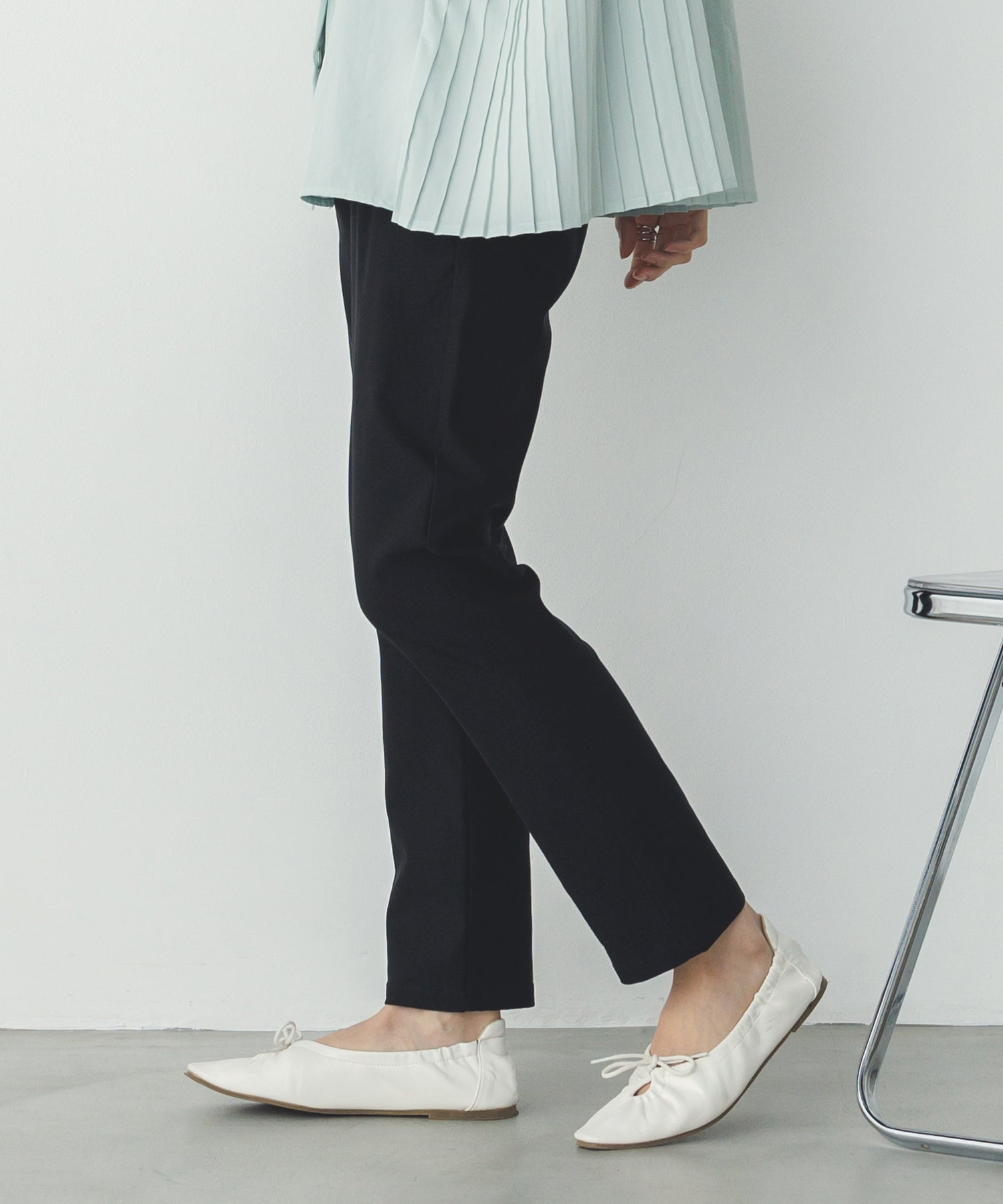 【ストレッチ】バリラクテーパードパンツ S/Mサイズ