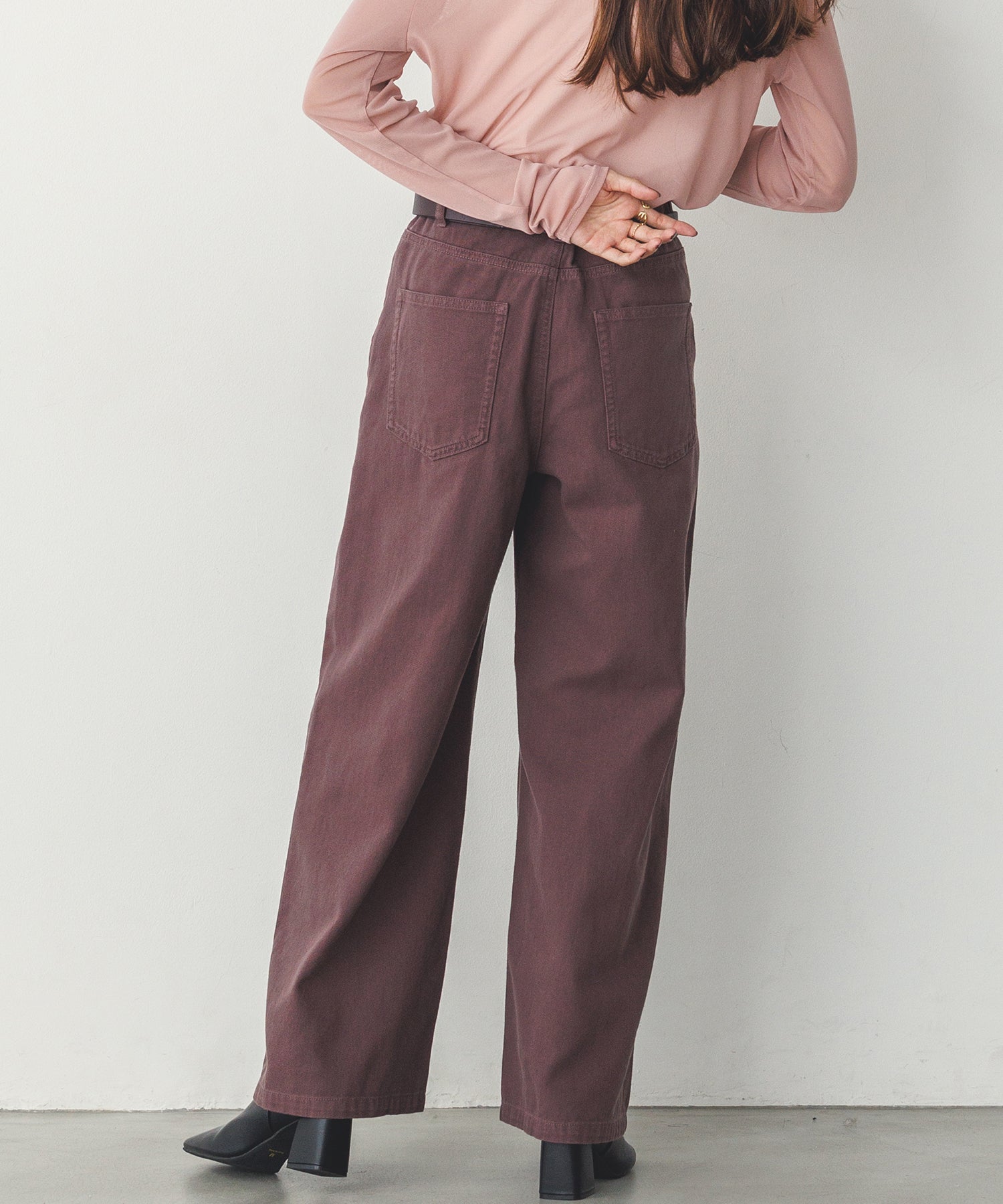 DENIM/TWILL BUGGY PANTS