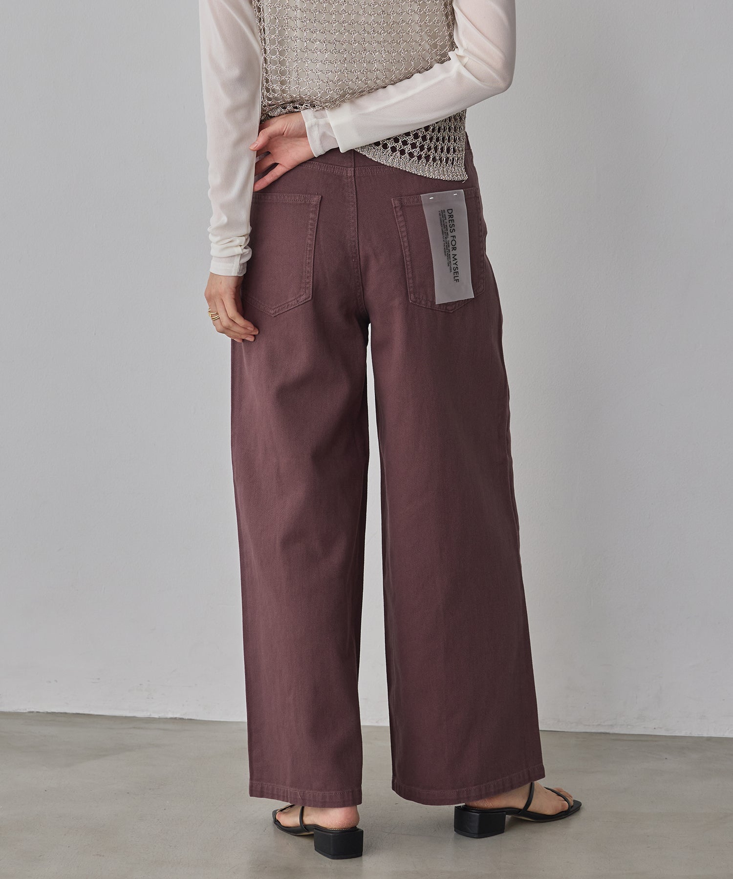 DENIM/TWILL BUGGY PANTS