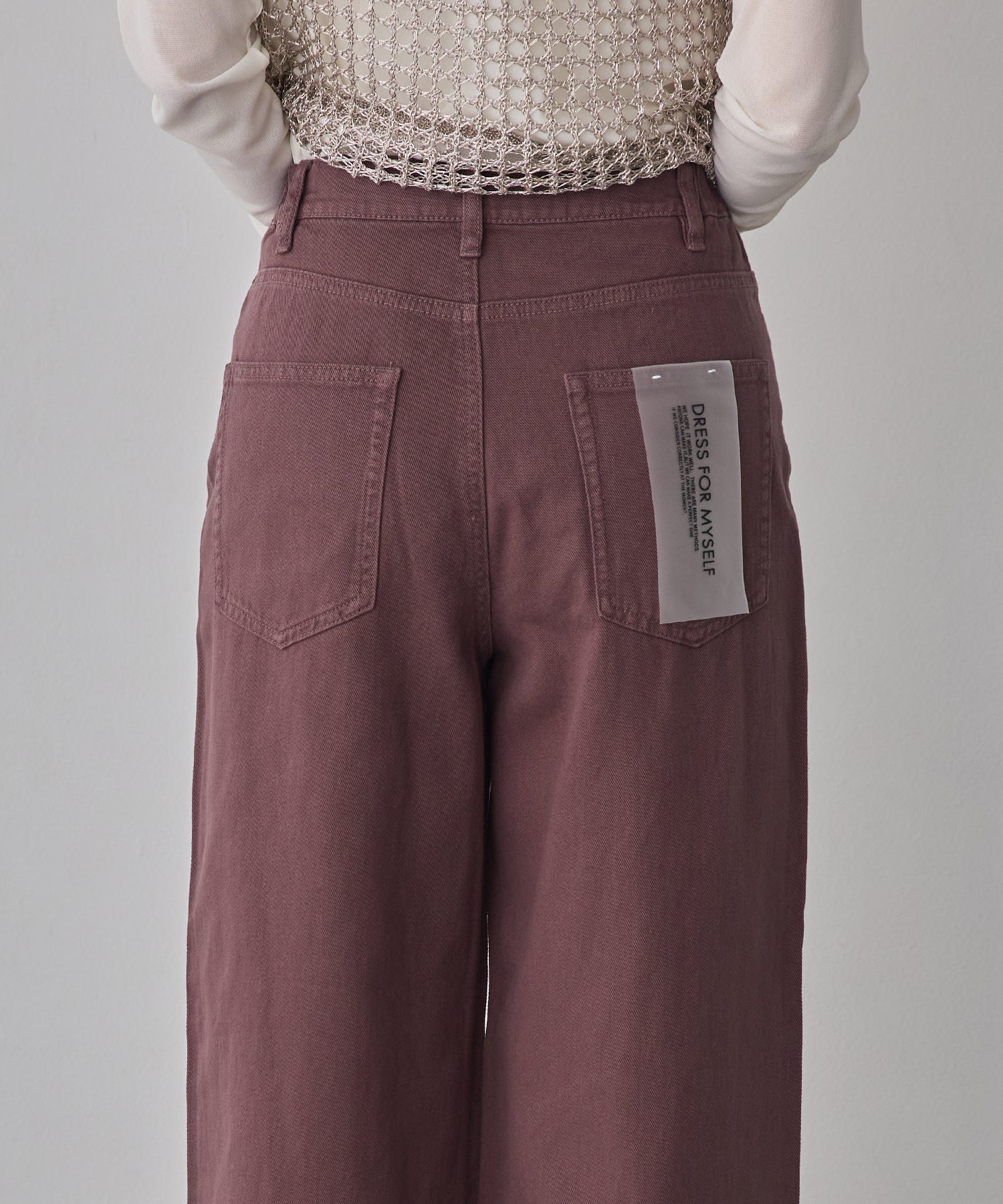 DENIM/TWILL BUGGY PANTS