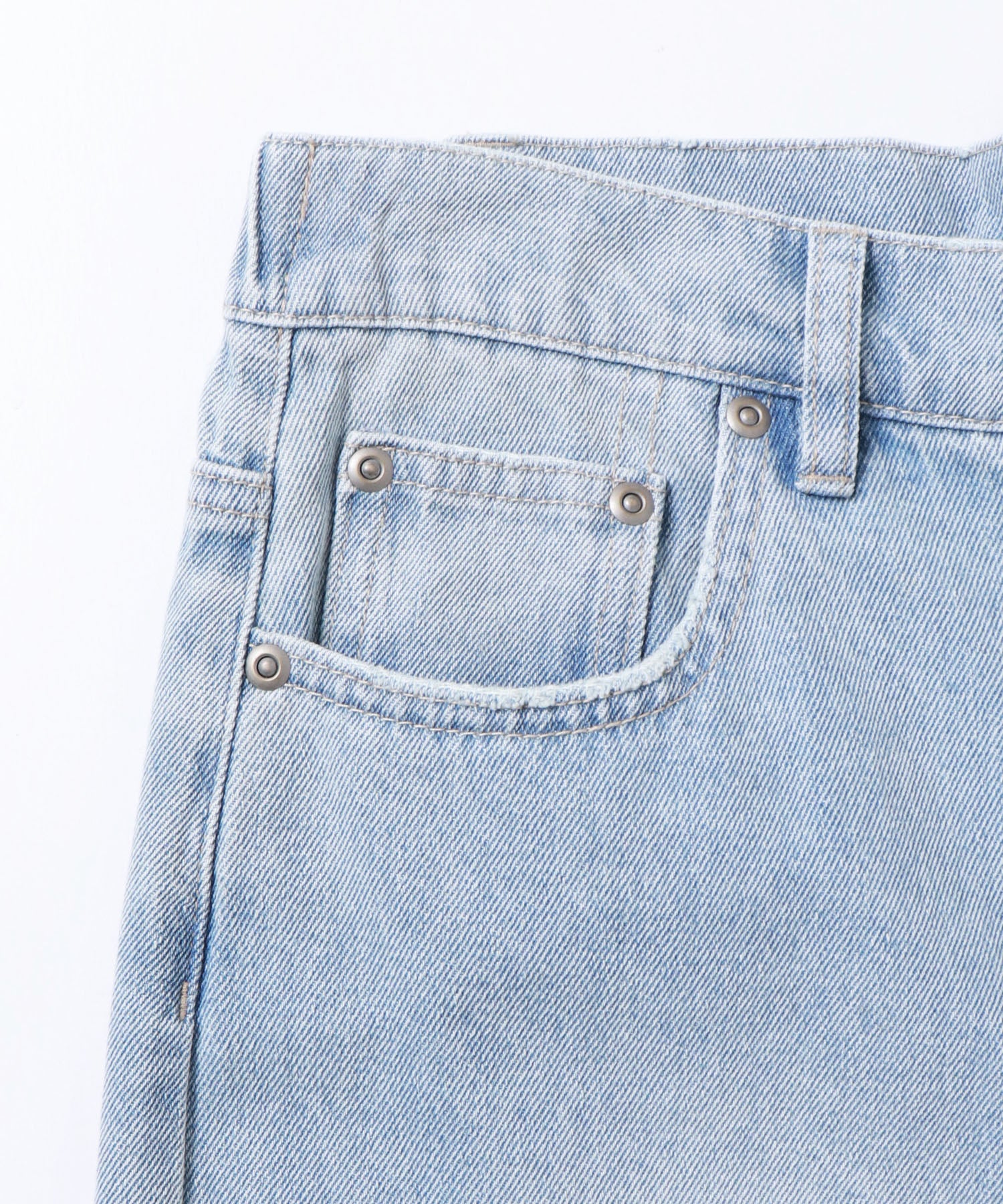 DENIM/TWILL BUGGY PANTS