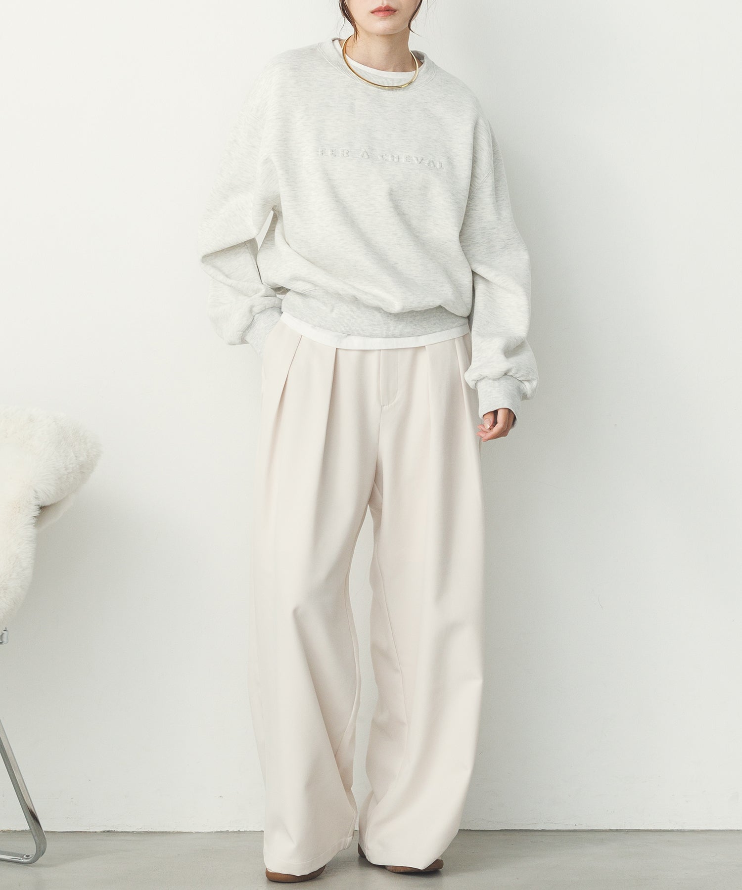 ストレッチワイドパンツ