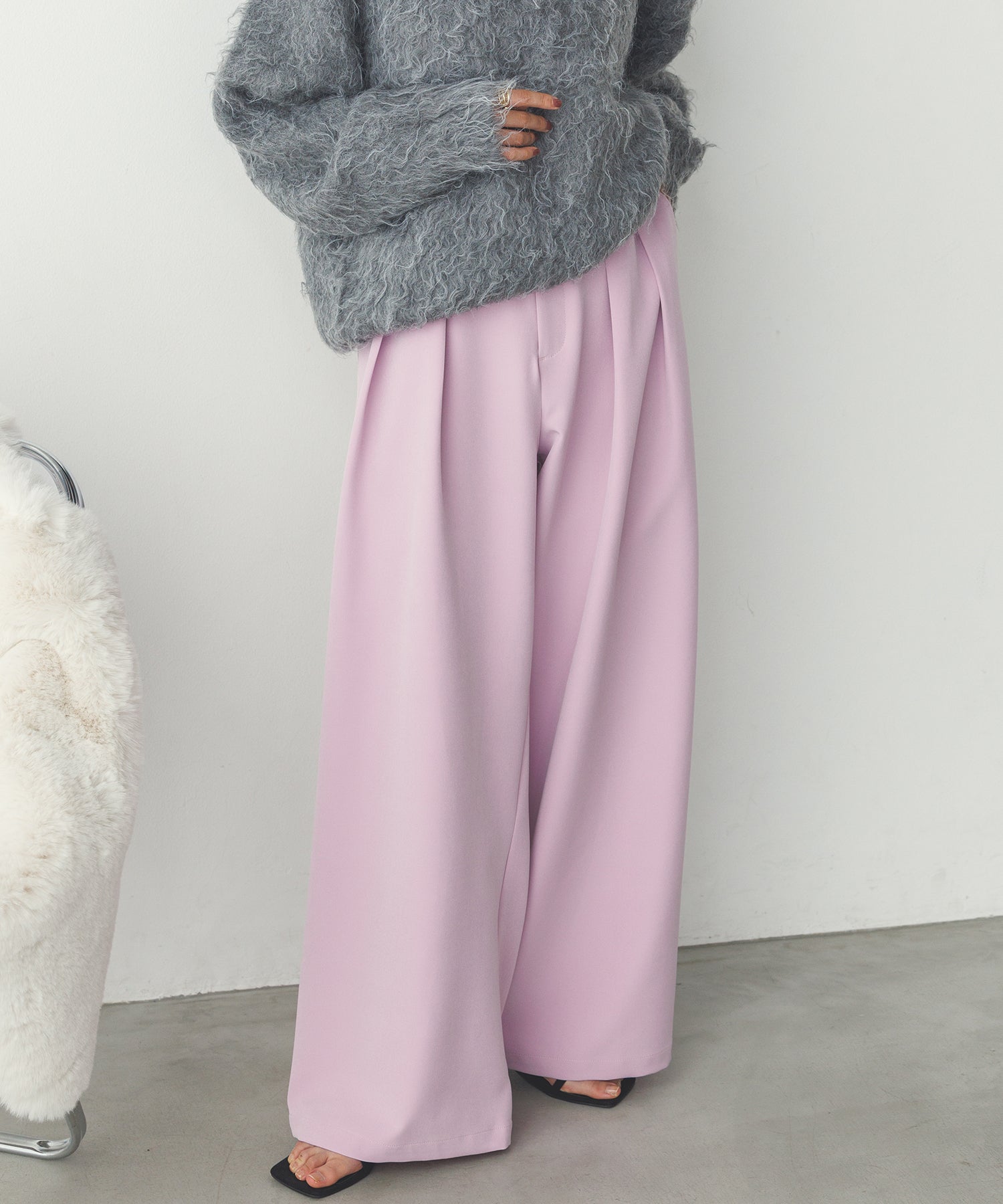 ストレッチワイドパンツ