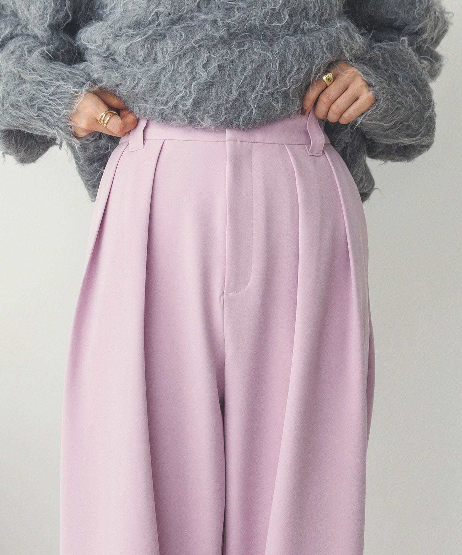 ストレッチワイドパンツ