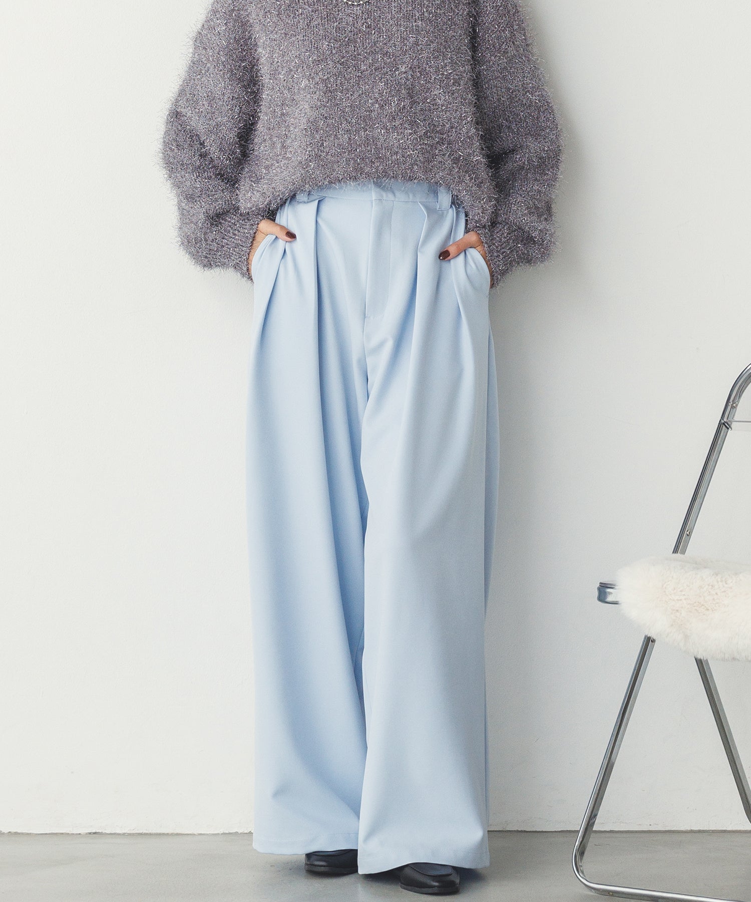 ストレッチワイドパンツ