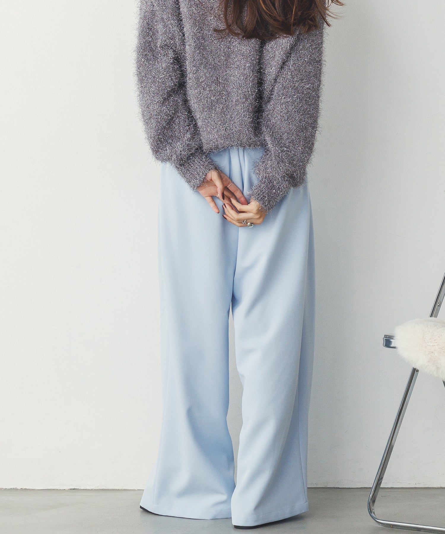 ストレッチワイドパンツ