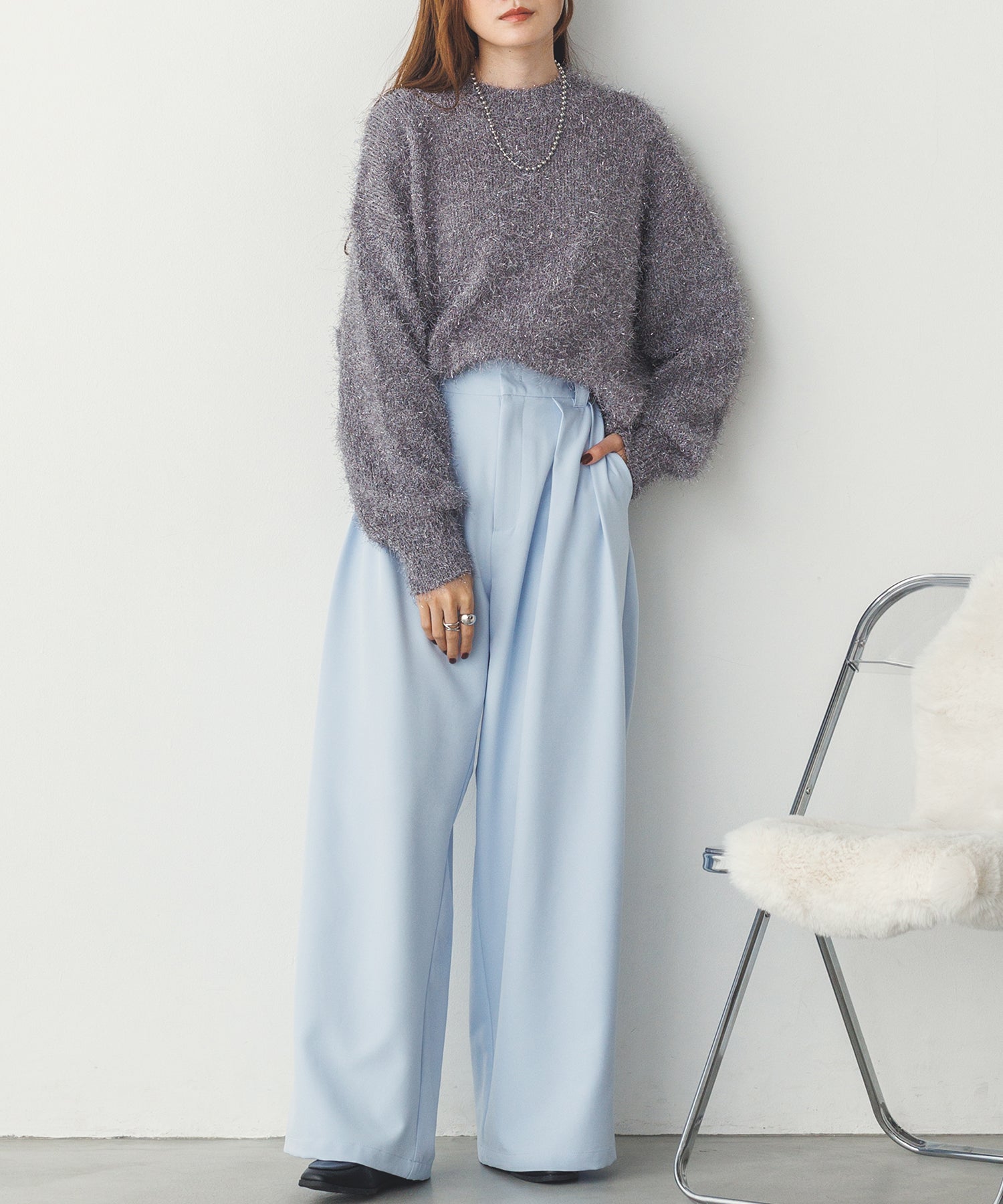 ストレッチワイドパンツ