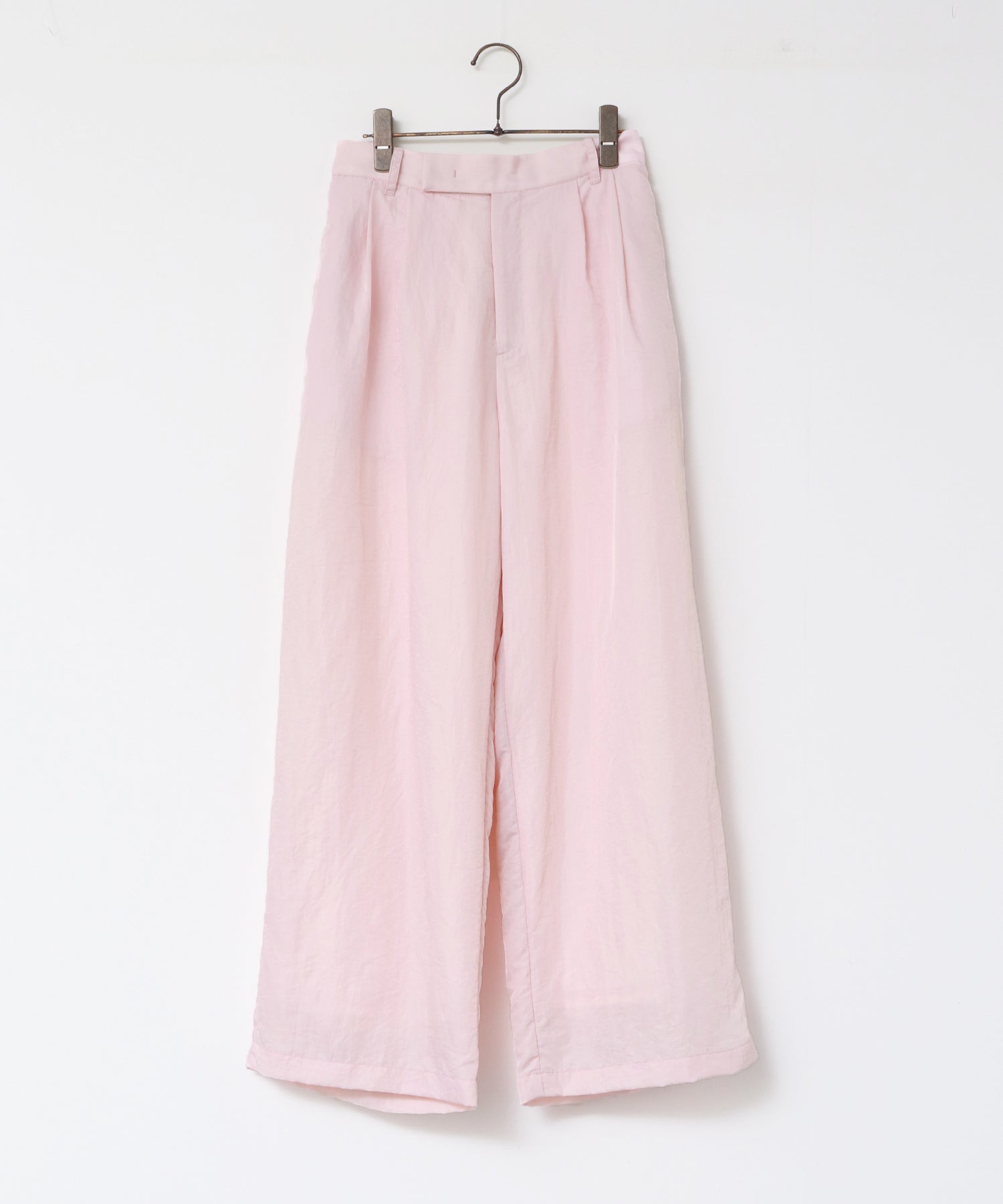 ナイロンツイル タックパンツ