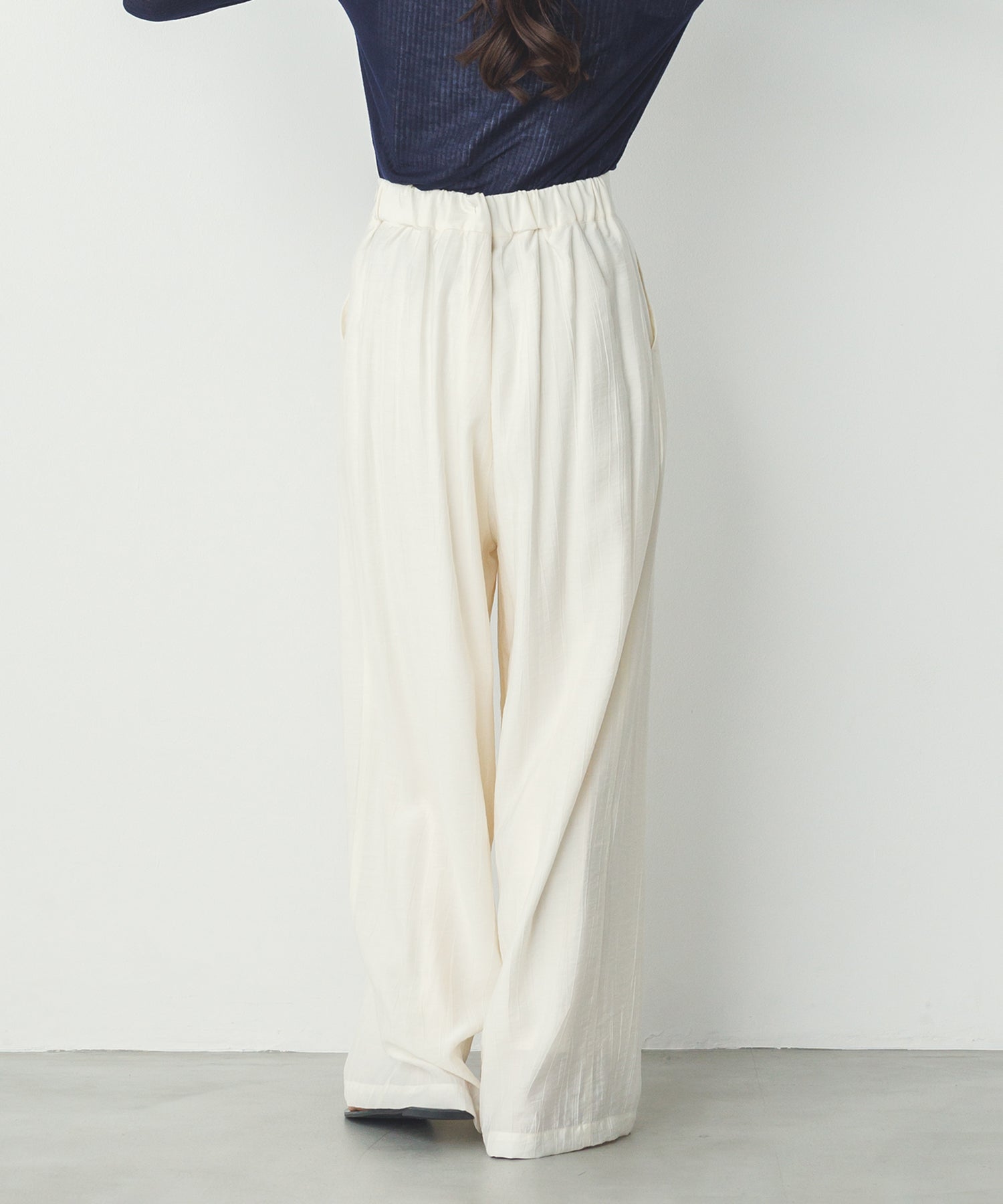 《PRE-ORDER》WASH-SATIN LAYERED SKIRT