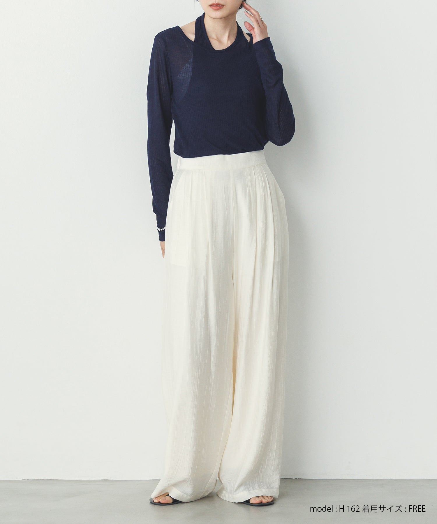 《PRE-ORDER》WASH-SATIN LAYERED SKIRT