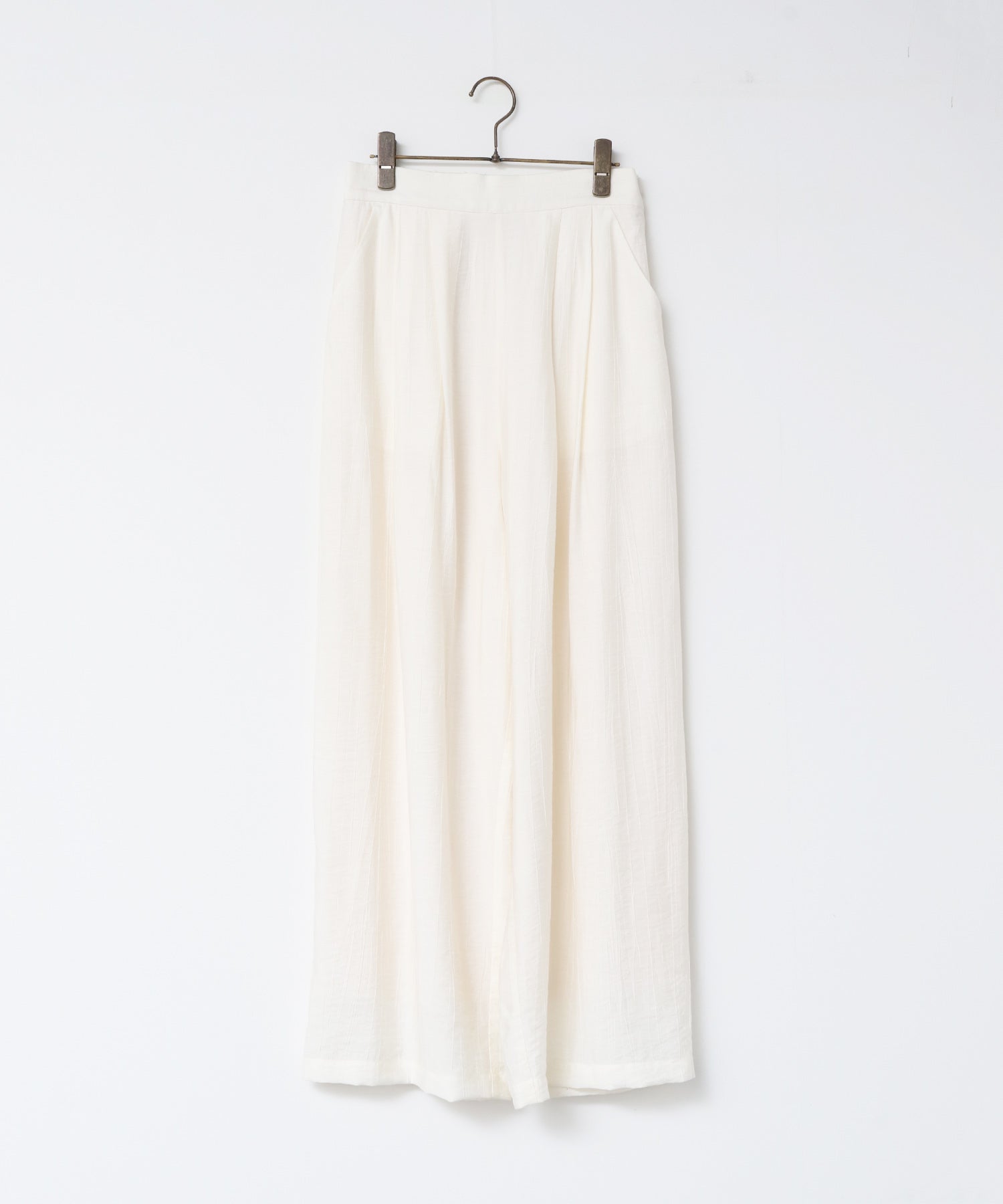 《PRE-ORDER》WASH-SATIN LAYERED SKIRT