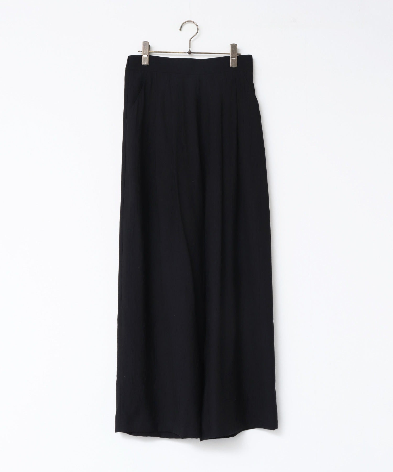 《PRE-ORDER》WASH-SATIN LAYERED SKIRT