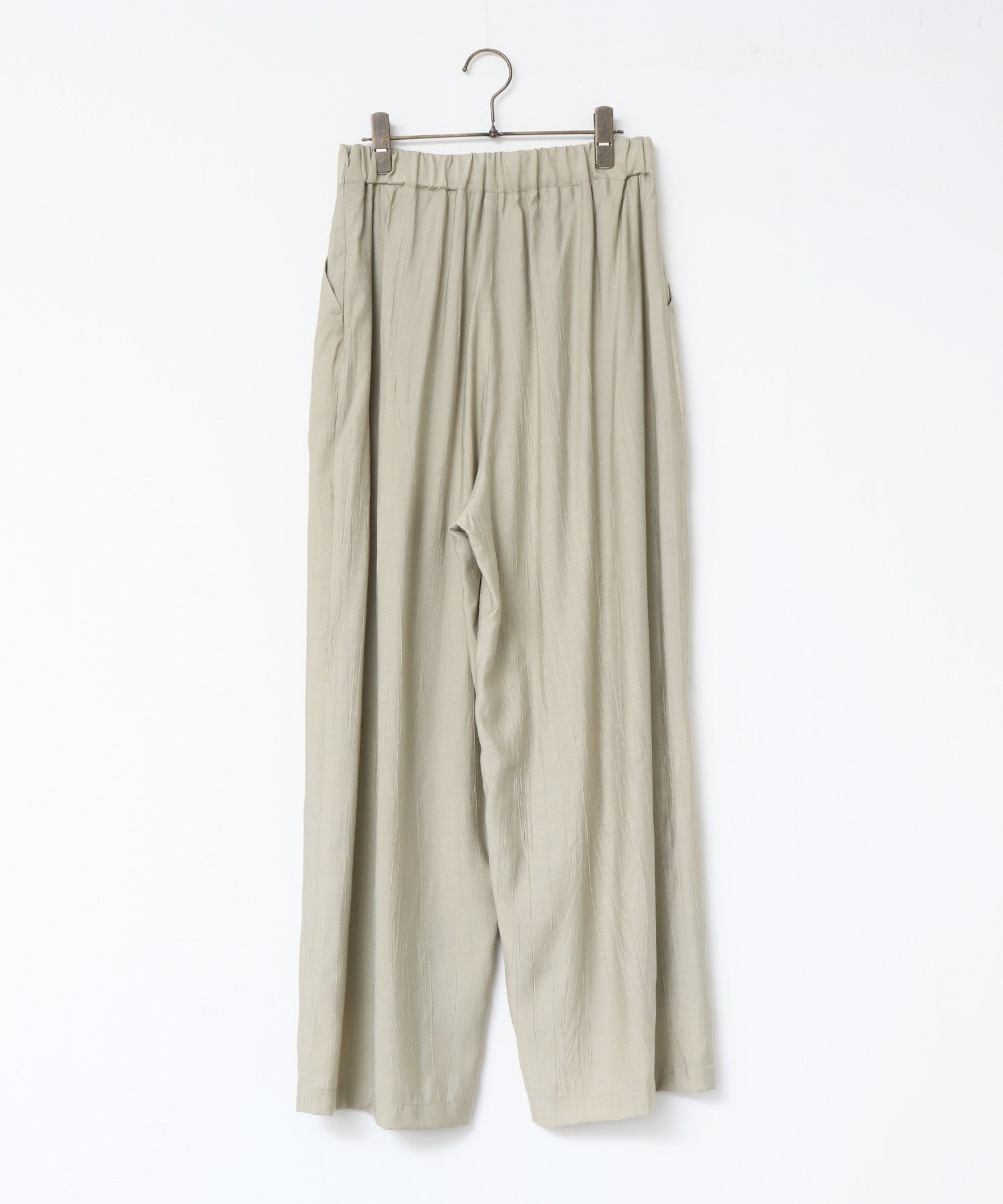 《PRE-ORDER》WASH-SATIN LAYERED SKIRT