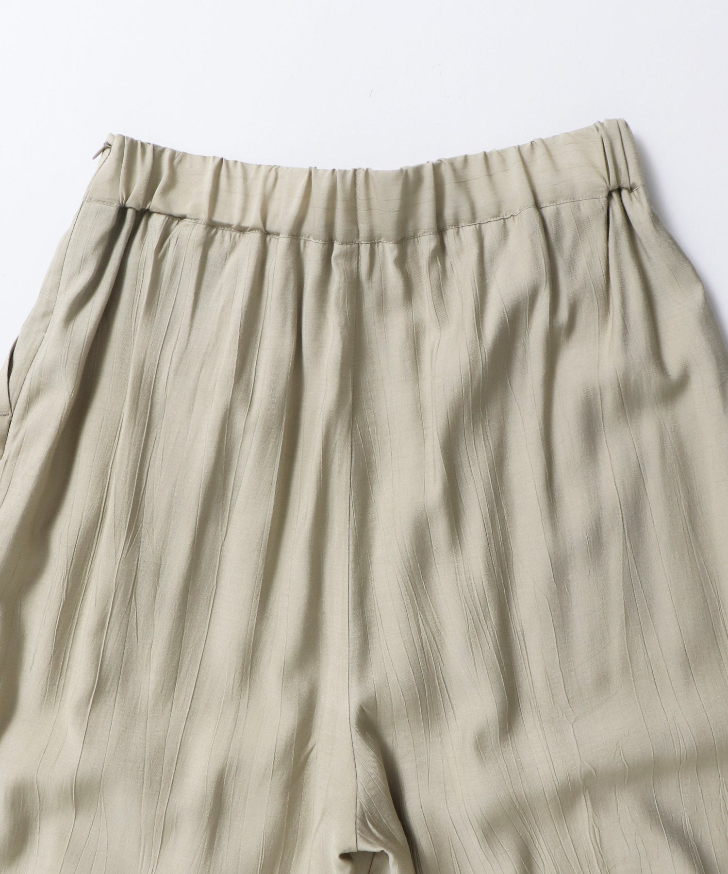 《PRE-ORDER》WASH-SATIN LAYERED SKIRT