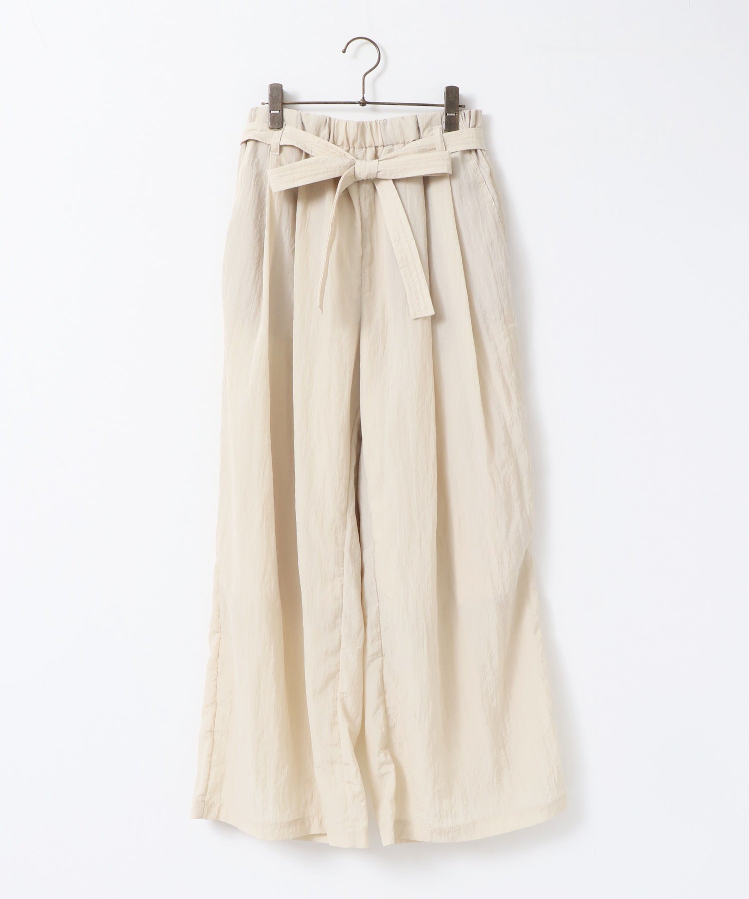 ワッシャー加工 ワイドストレートパンツ