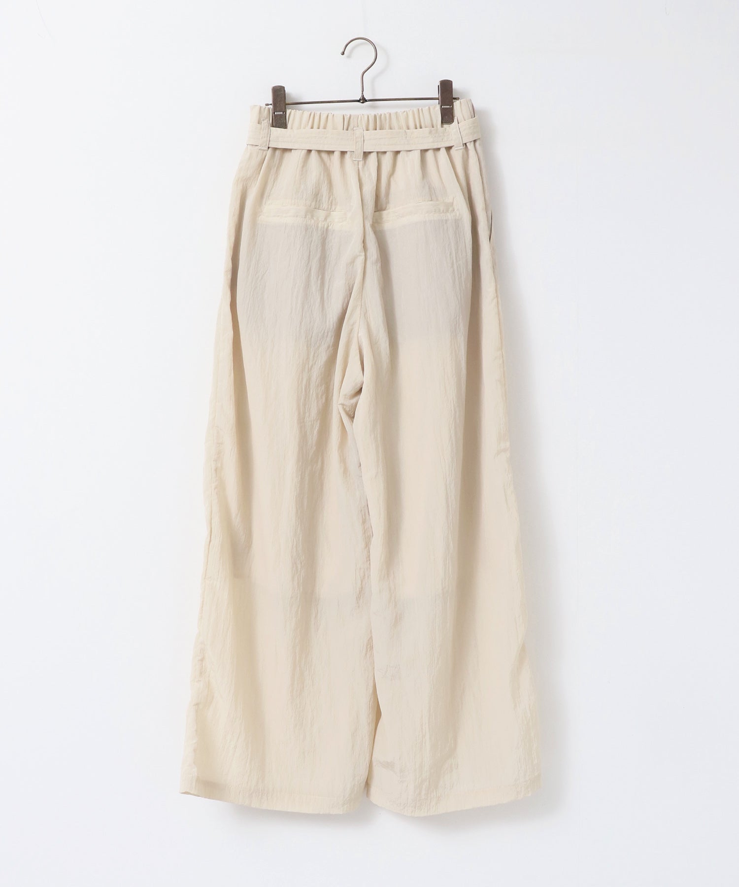 ワッシャー加工 ワイドストレートパンツ