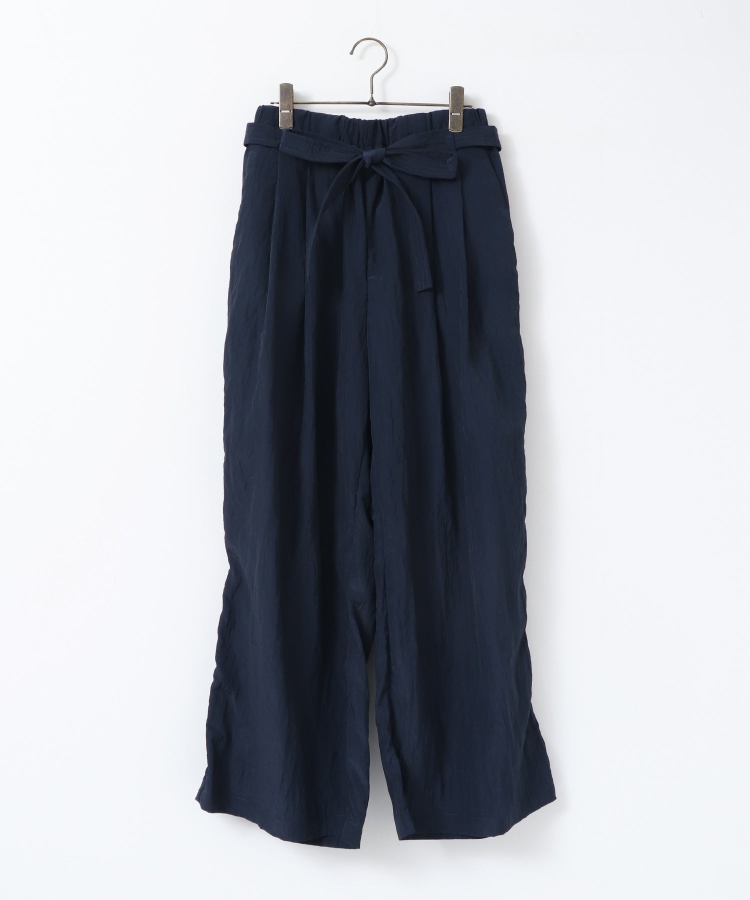 ワッシャー加工 ワイドストレートパンツ