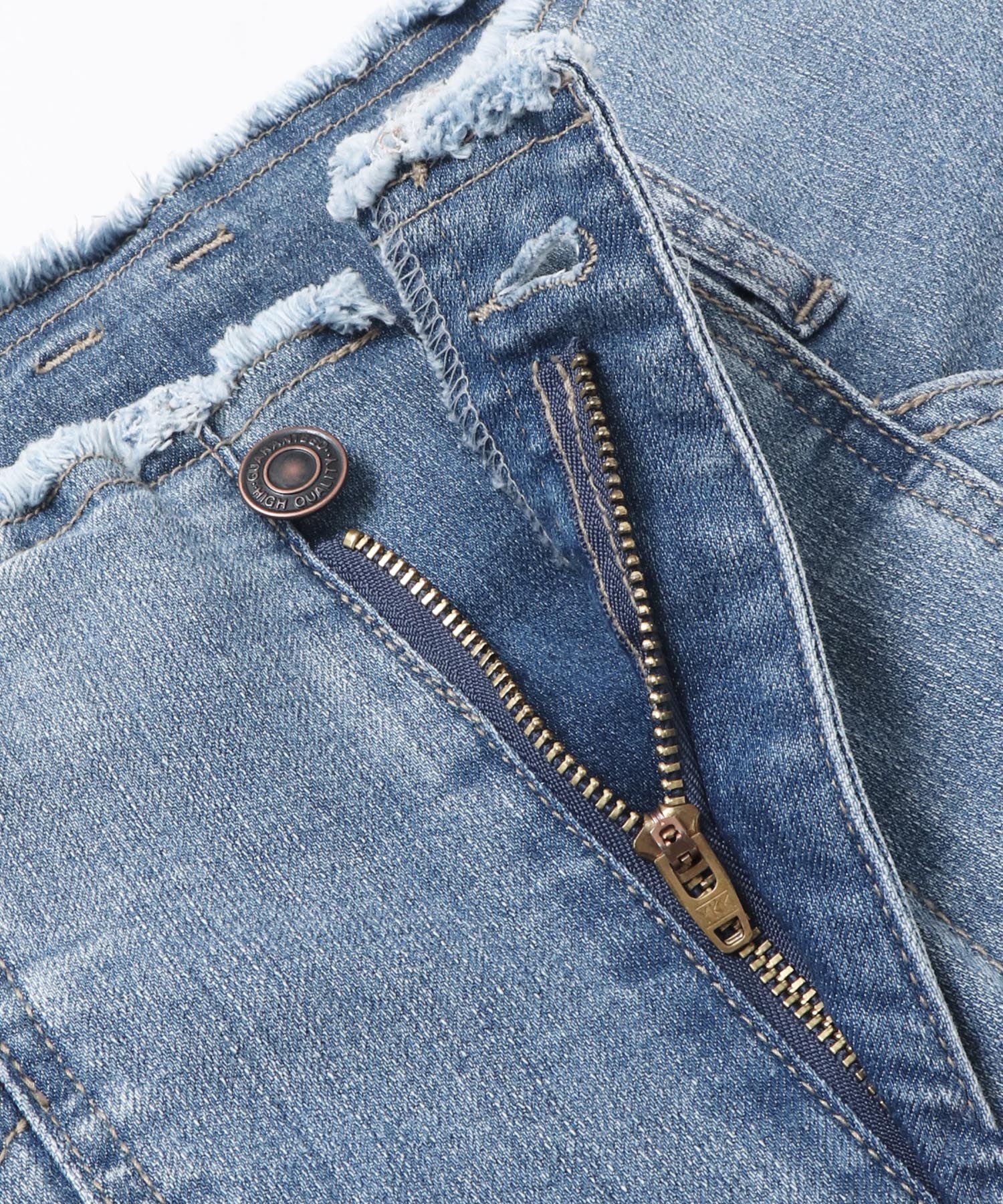 DENIM/TWILL WIDE PANTS