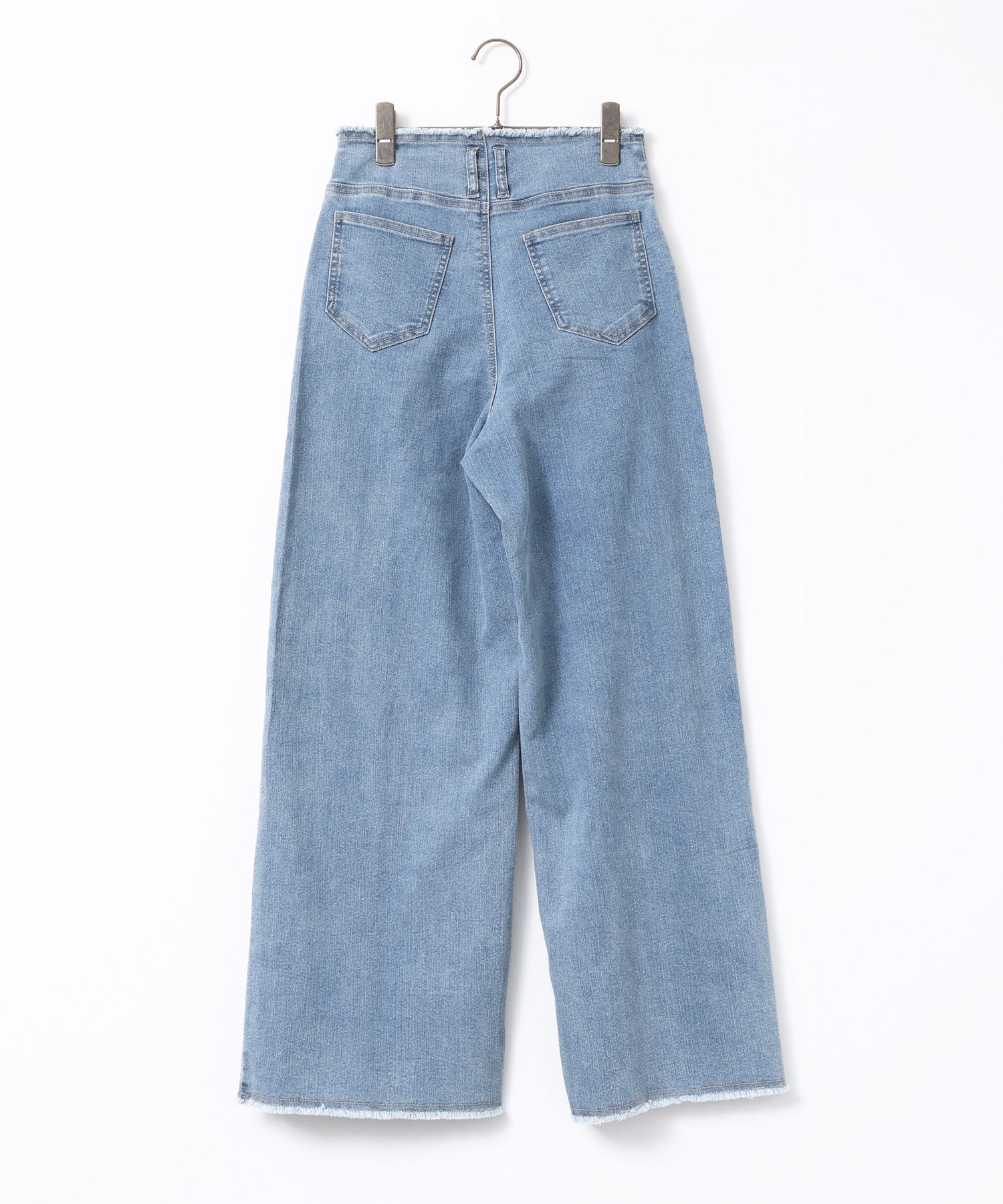 DENIM/TWILL WIDE PANTS