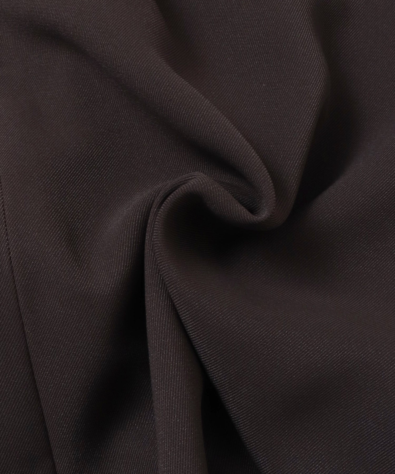 POLY TWILL SHEER WIDE STRAIGHT PANTS