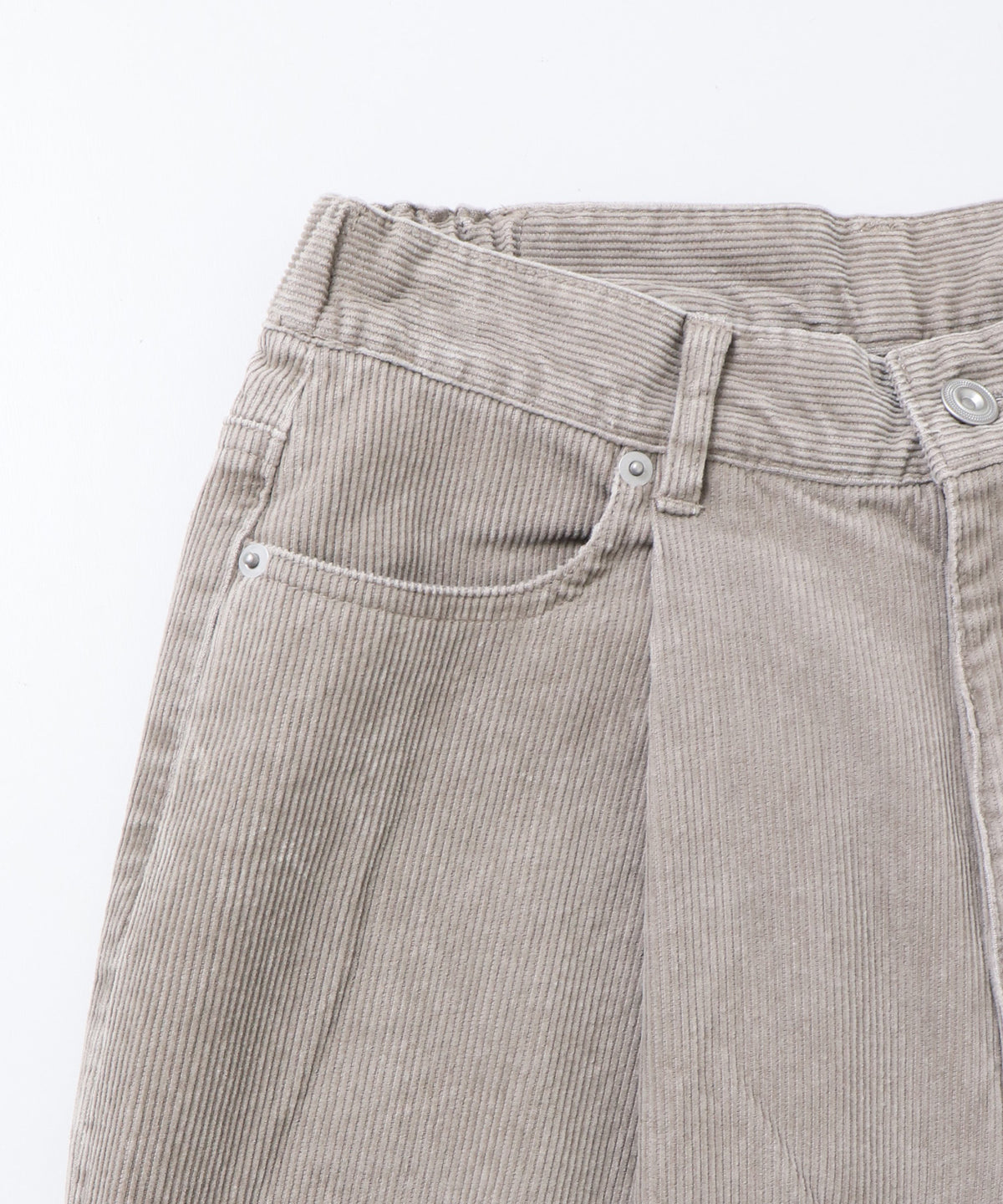 CORDUROY WIDE-LEG PANTS