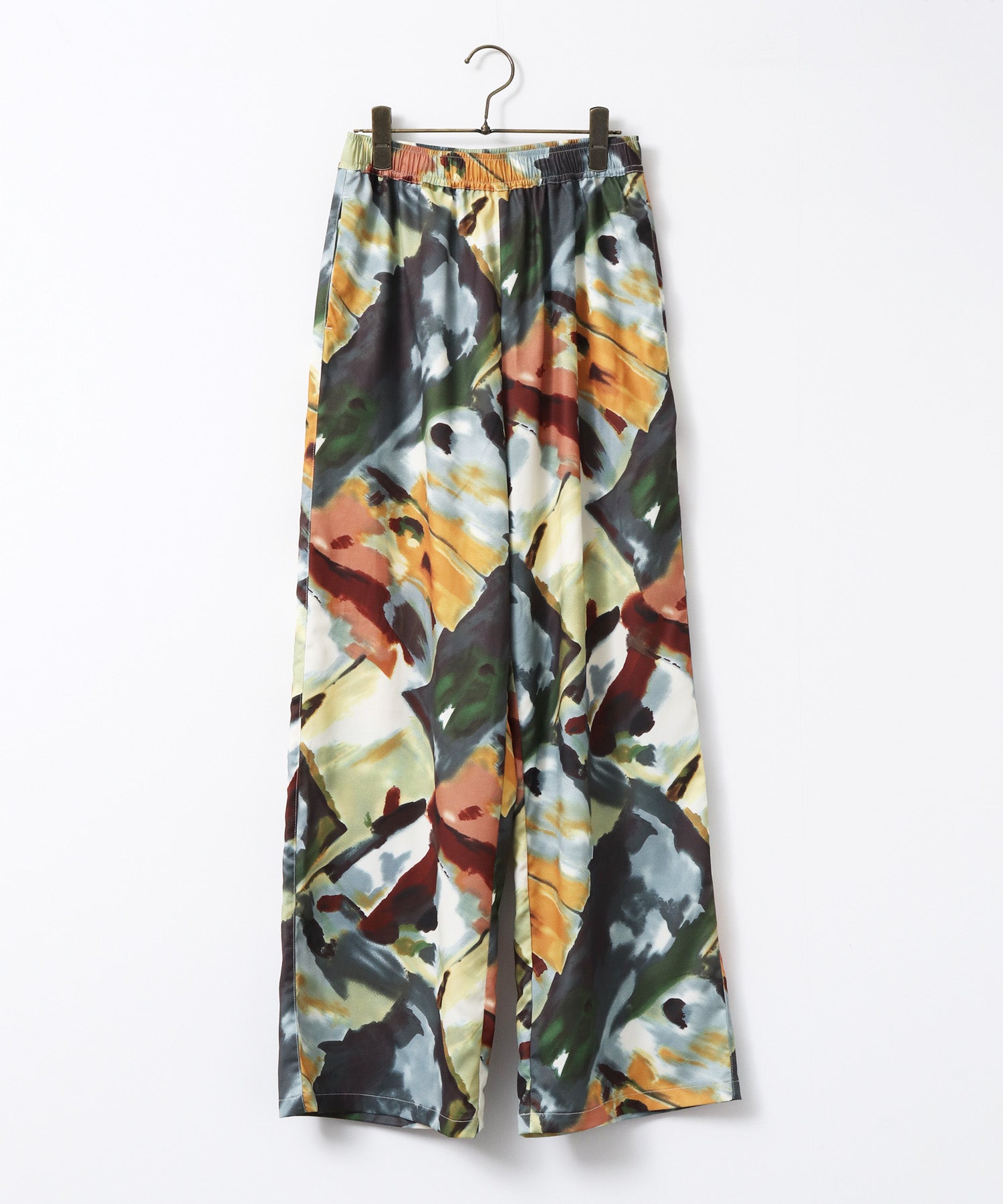 GEORGETTE PRINT STRAIGHT PANTS