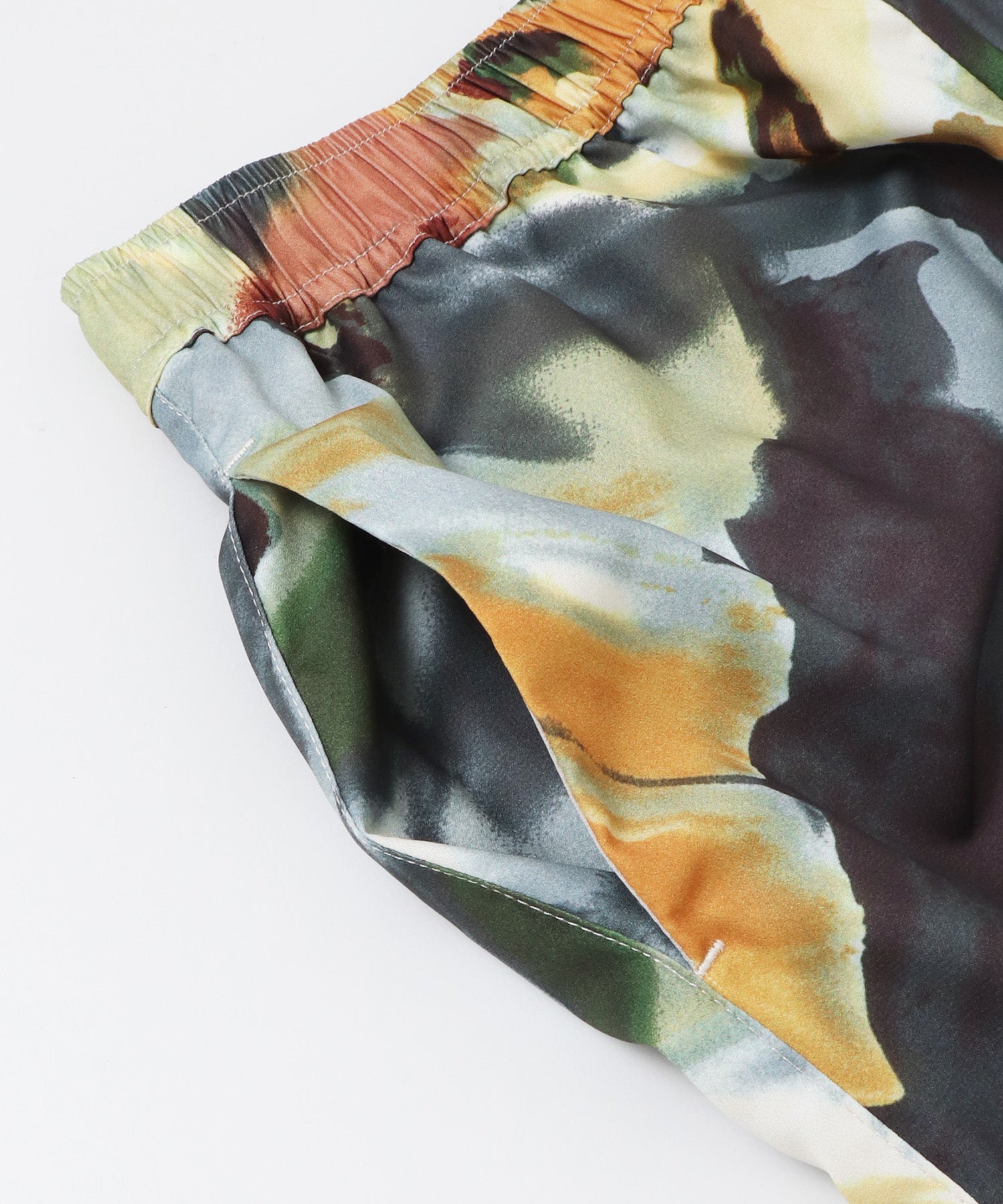 GEORGETTE PRINT STRAIGHT PANTS