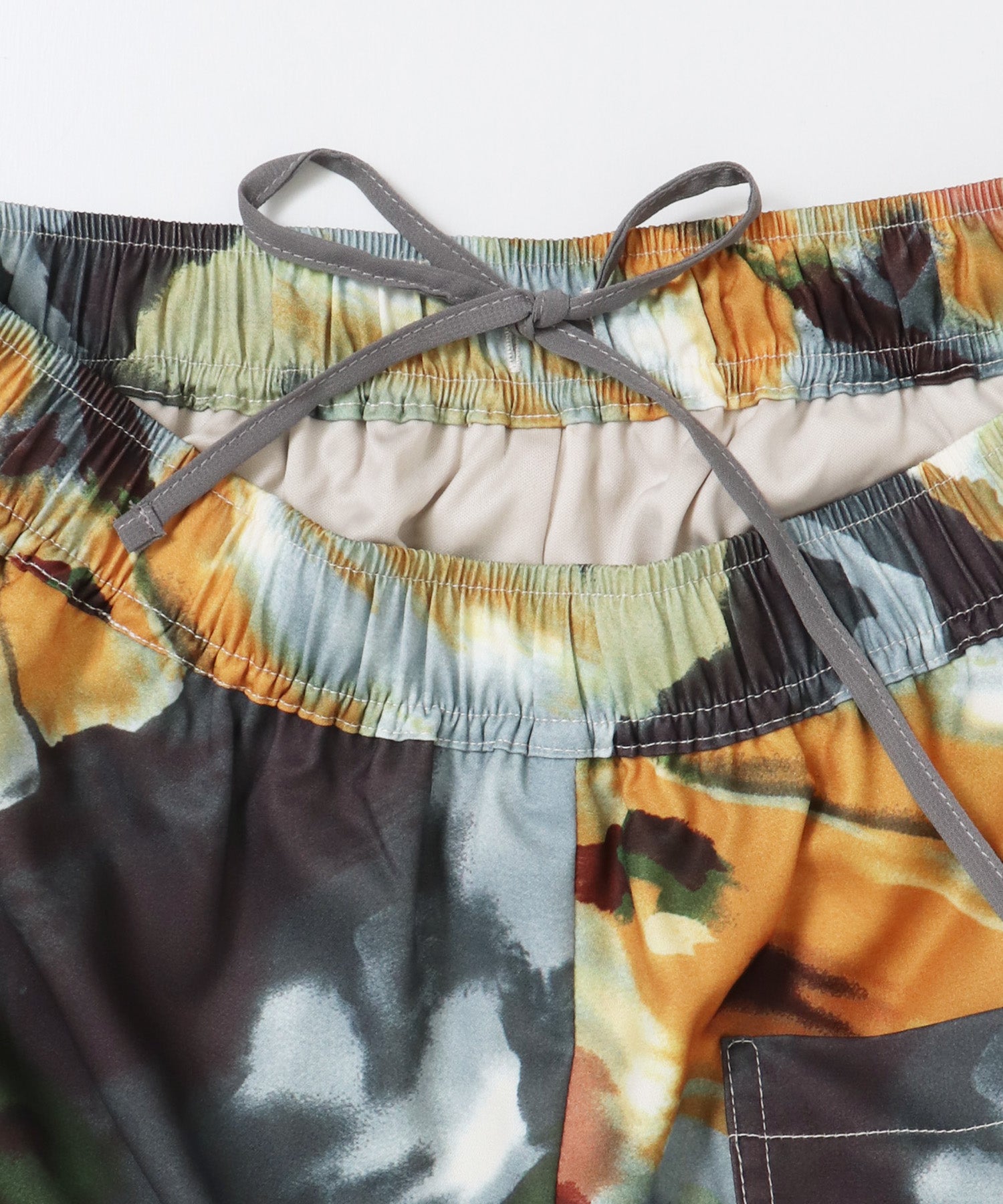 GEORGETTE PRINT STRAIGHT PANTS