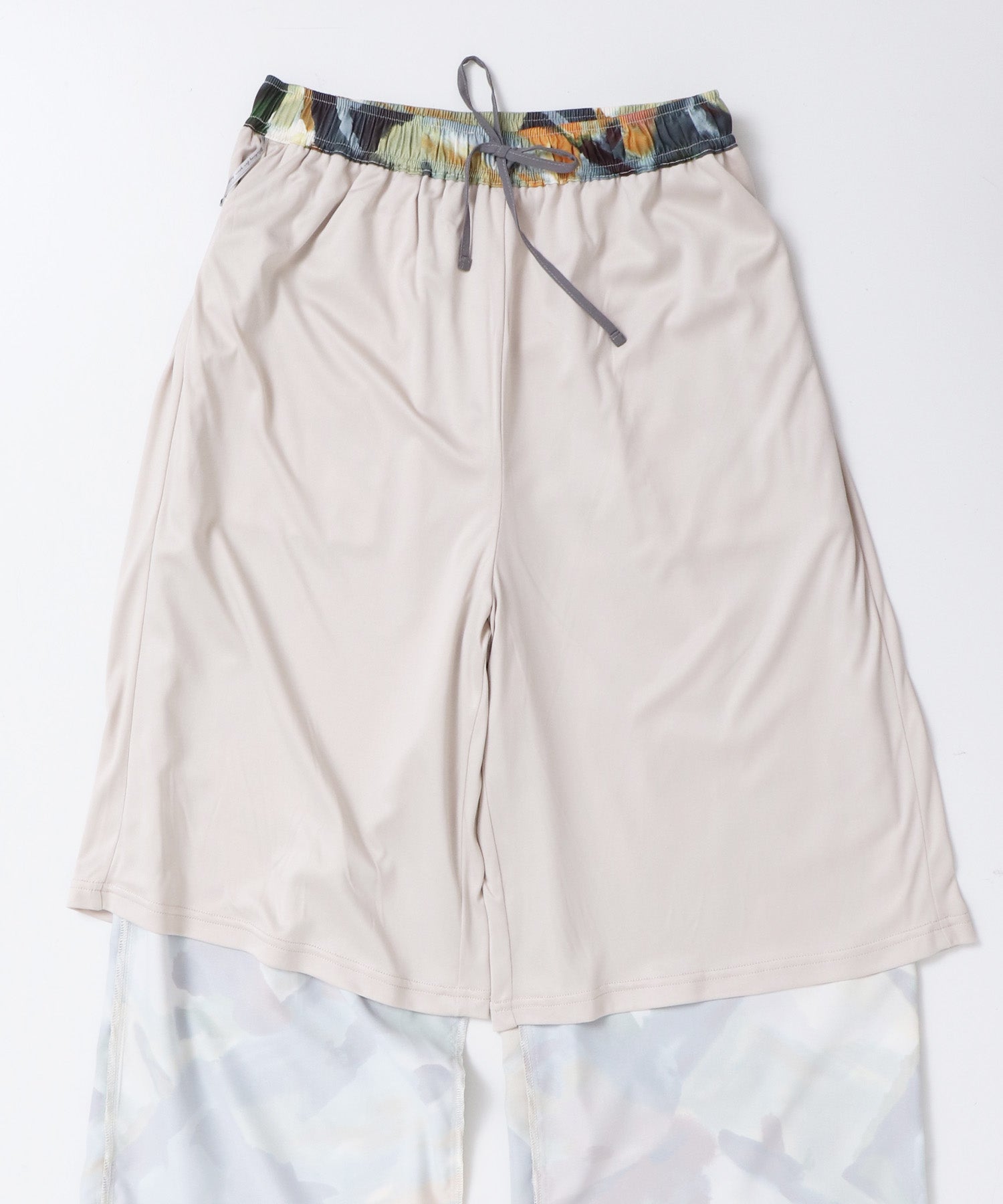 GEORGETTE PRINT STRAIGHT PANTS