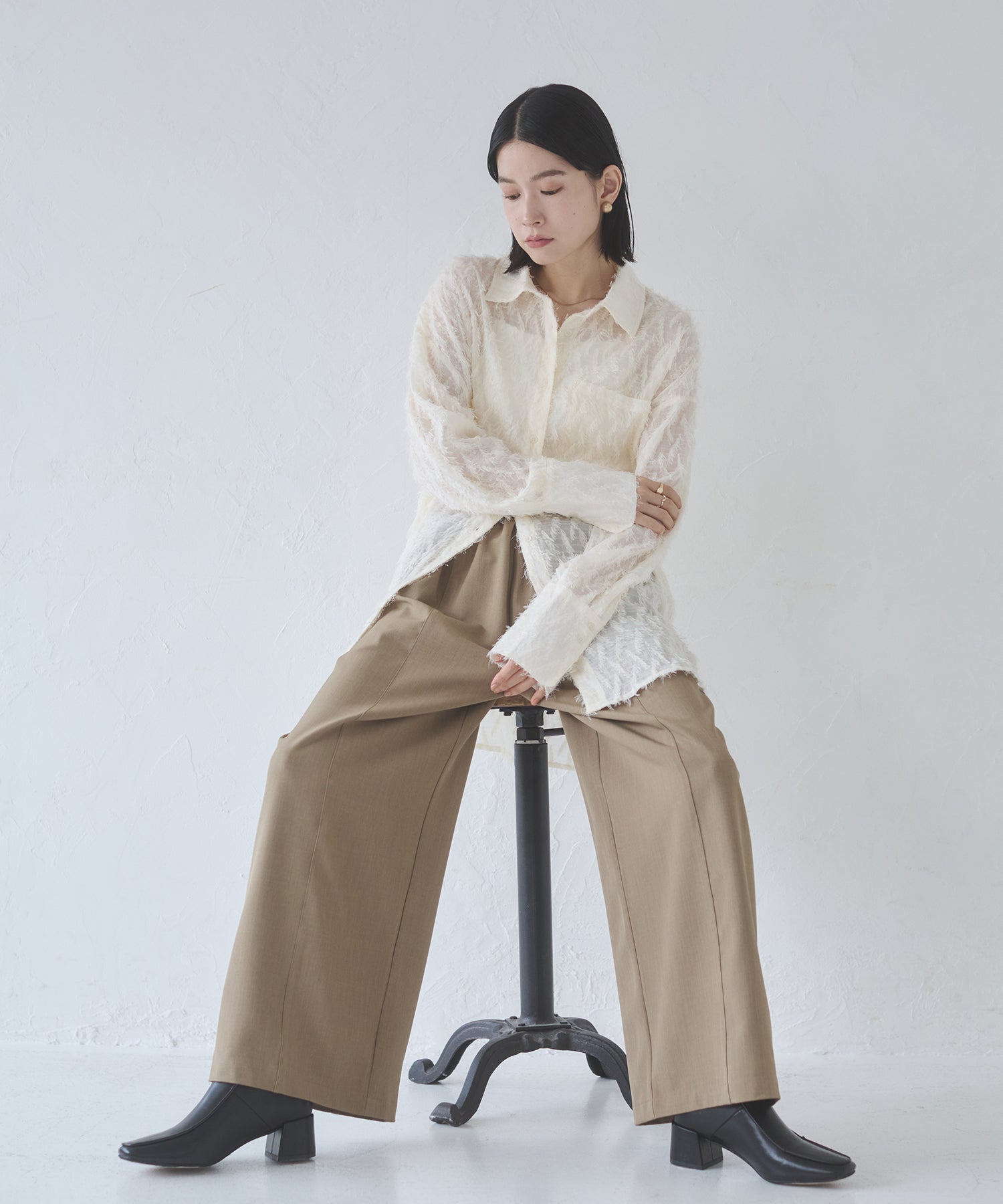 Sideline wide straight pants