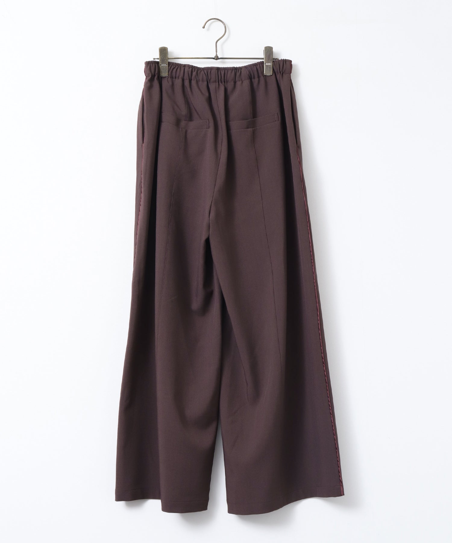 SIDE LINE WIDE STRAIGHT PANTS