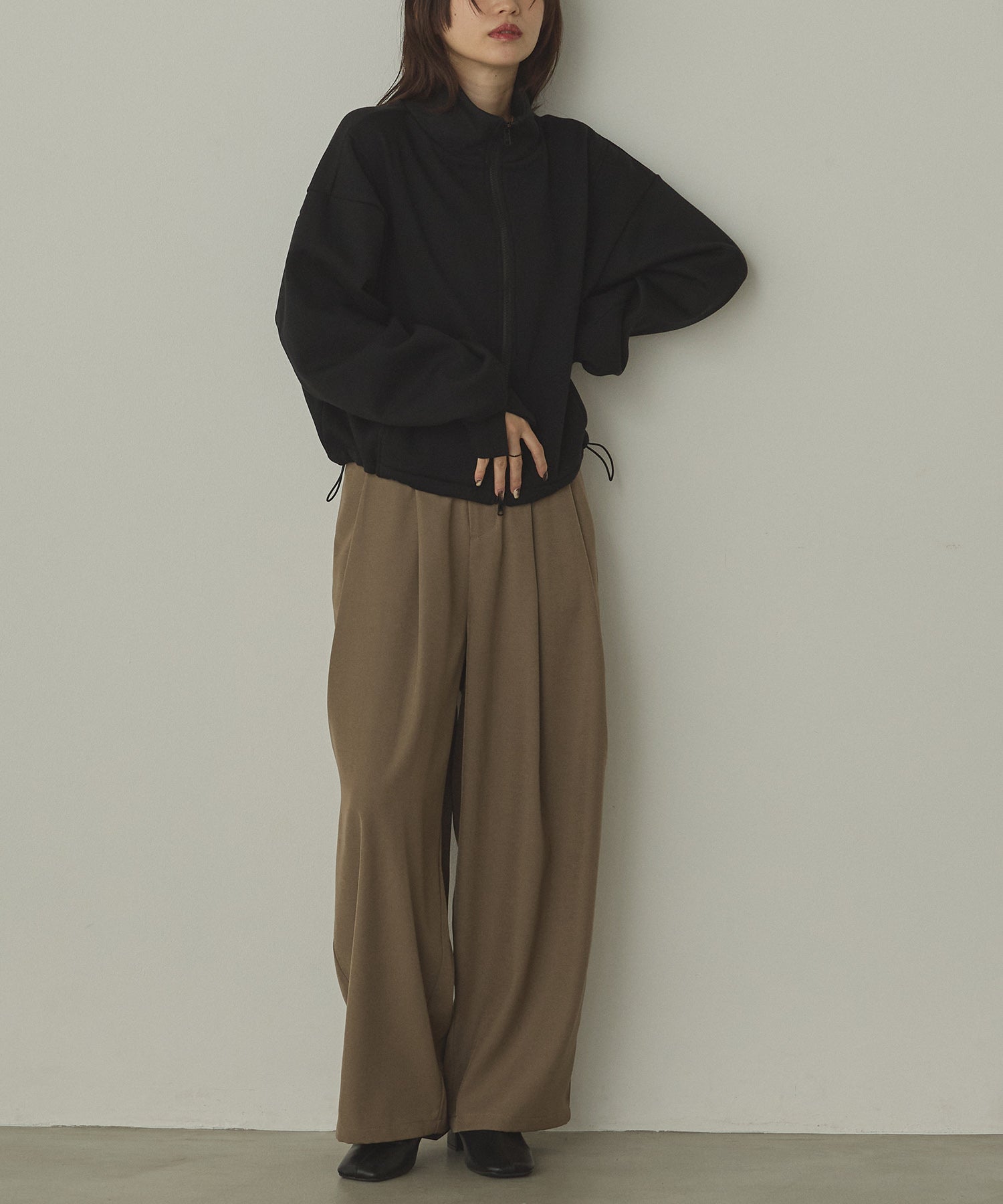 POLY TWILL CURVY PANTS