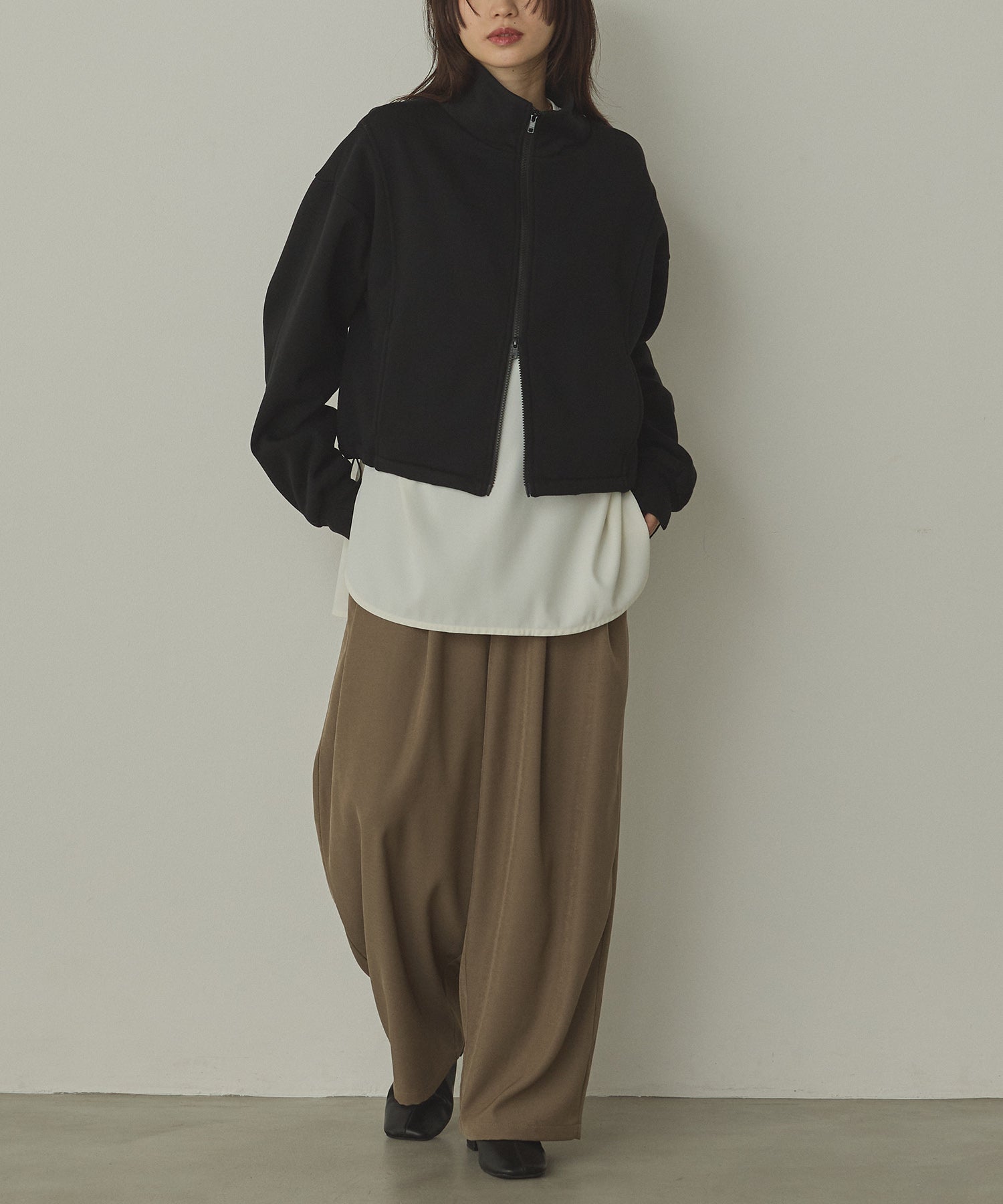 POLY TWILL CURVY PANTS