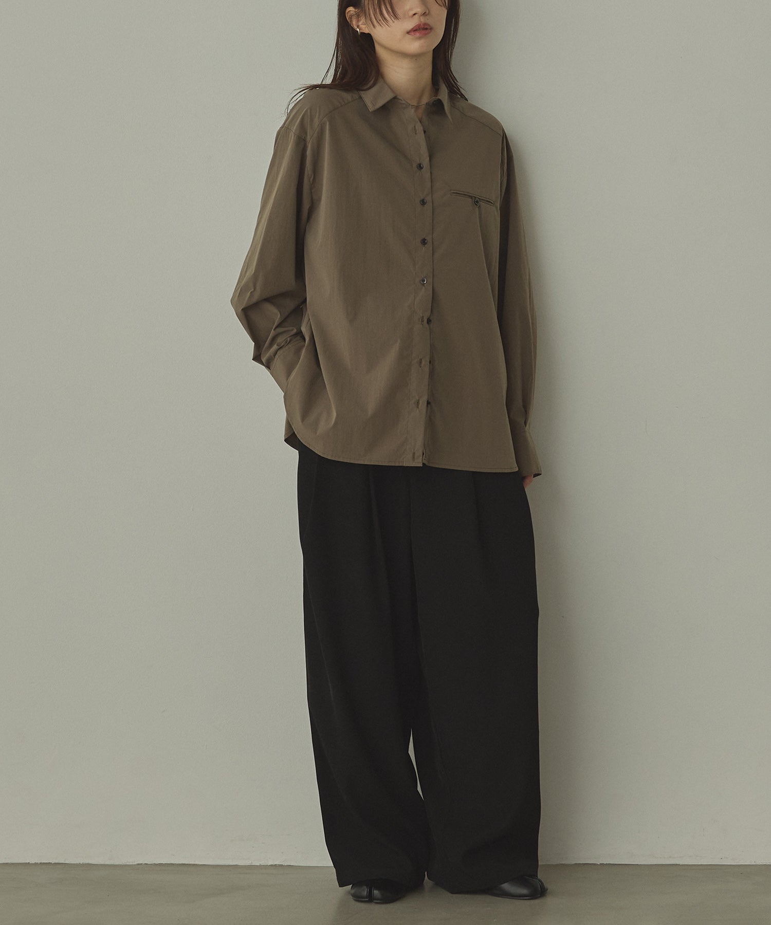 POLY TWILL CURVY PANTS