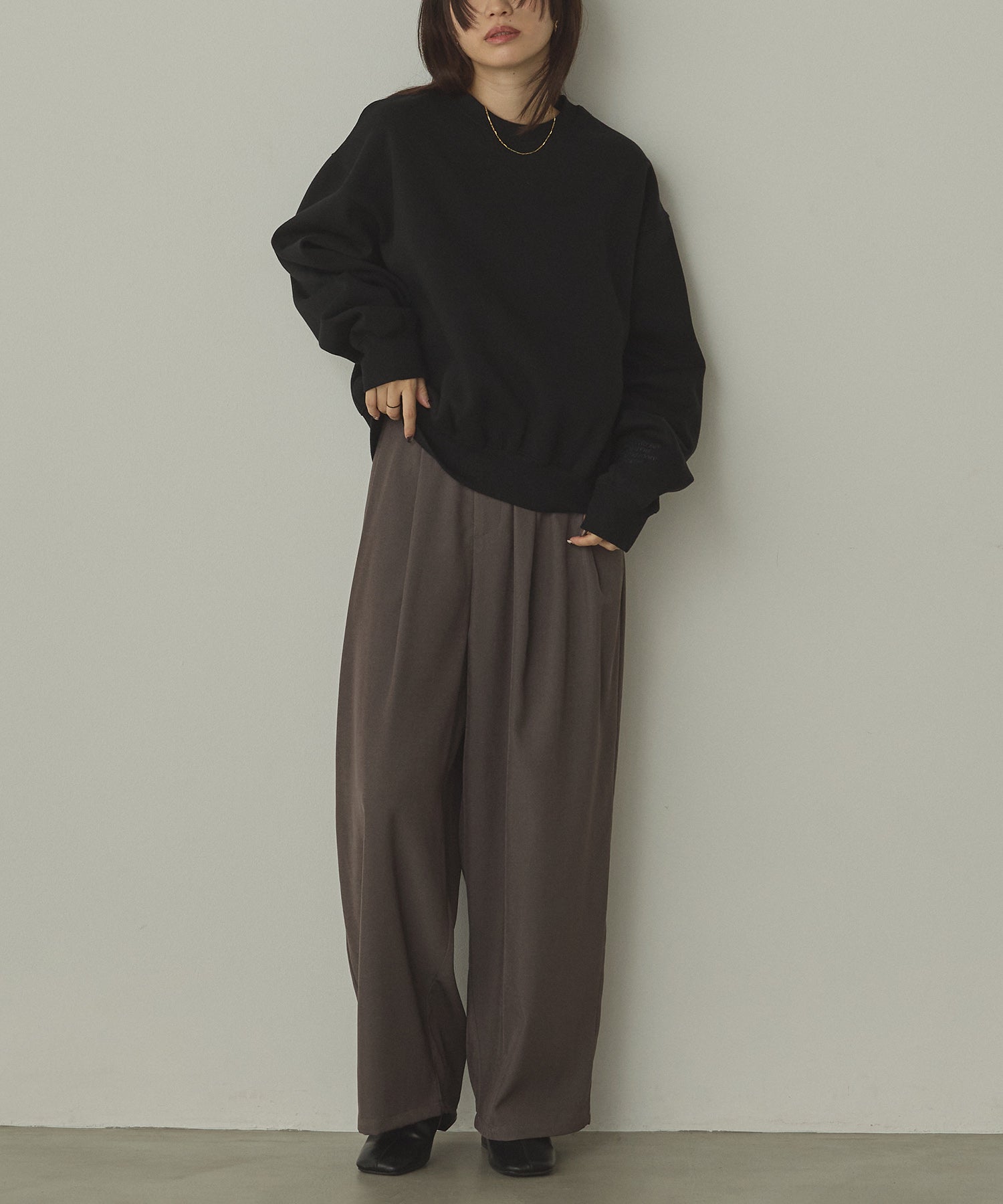 POLY TWILL CURVY PANTS
