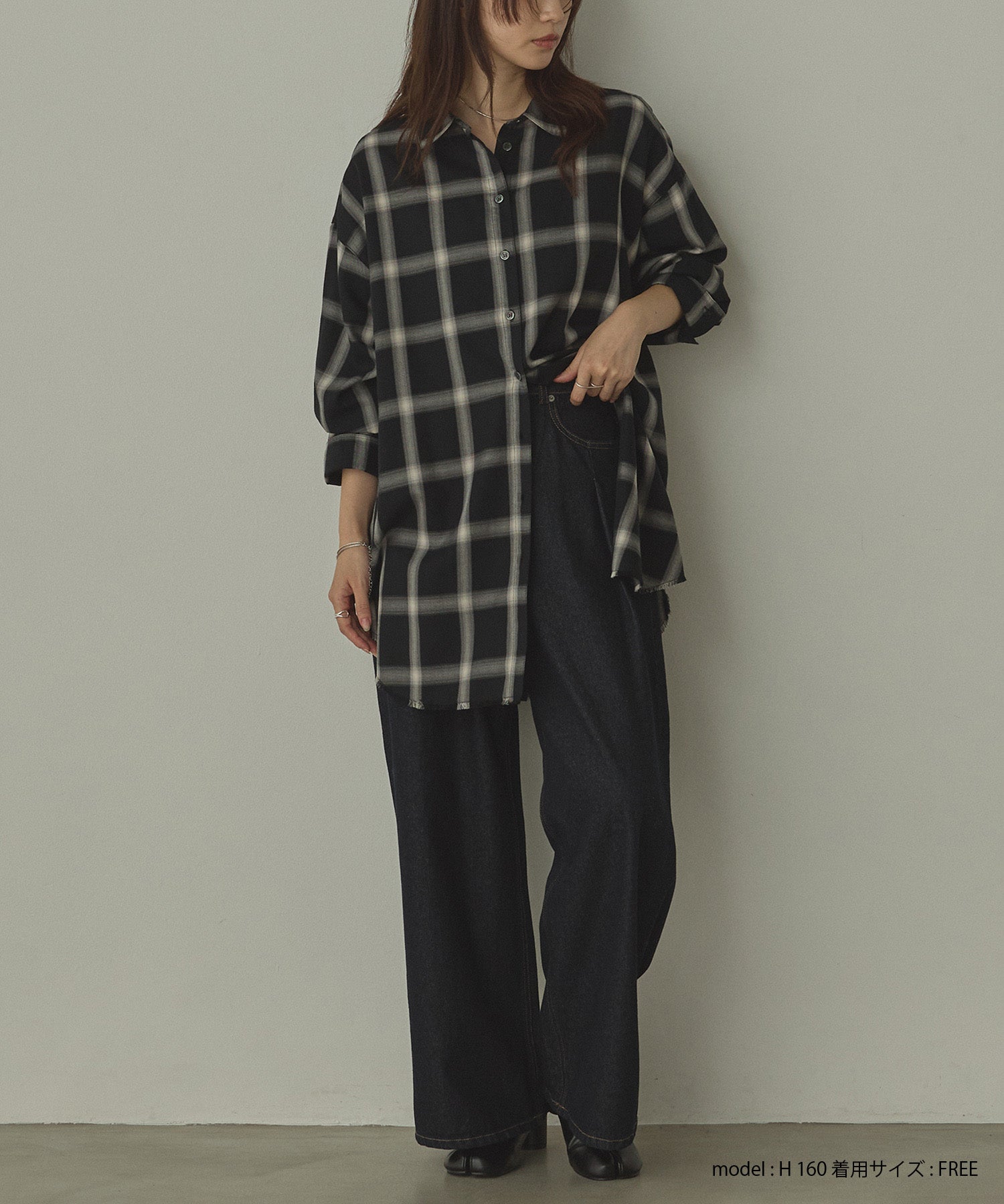 10ozポケットタック デニムパンツ