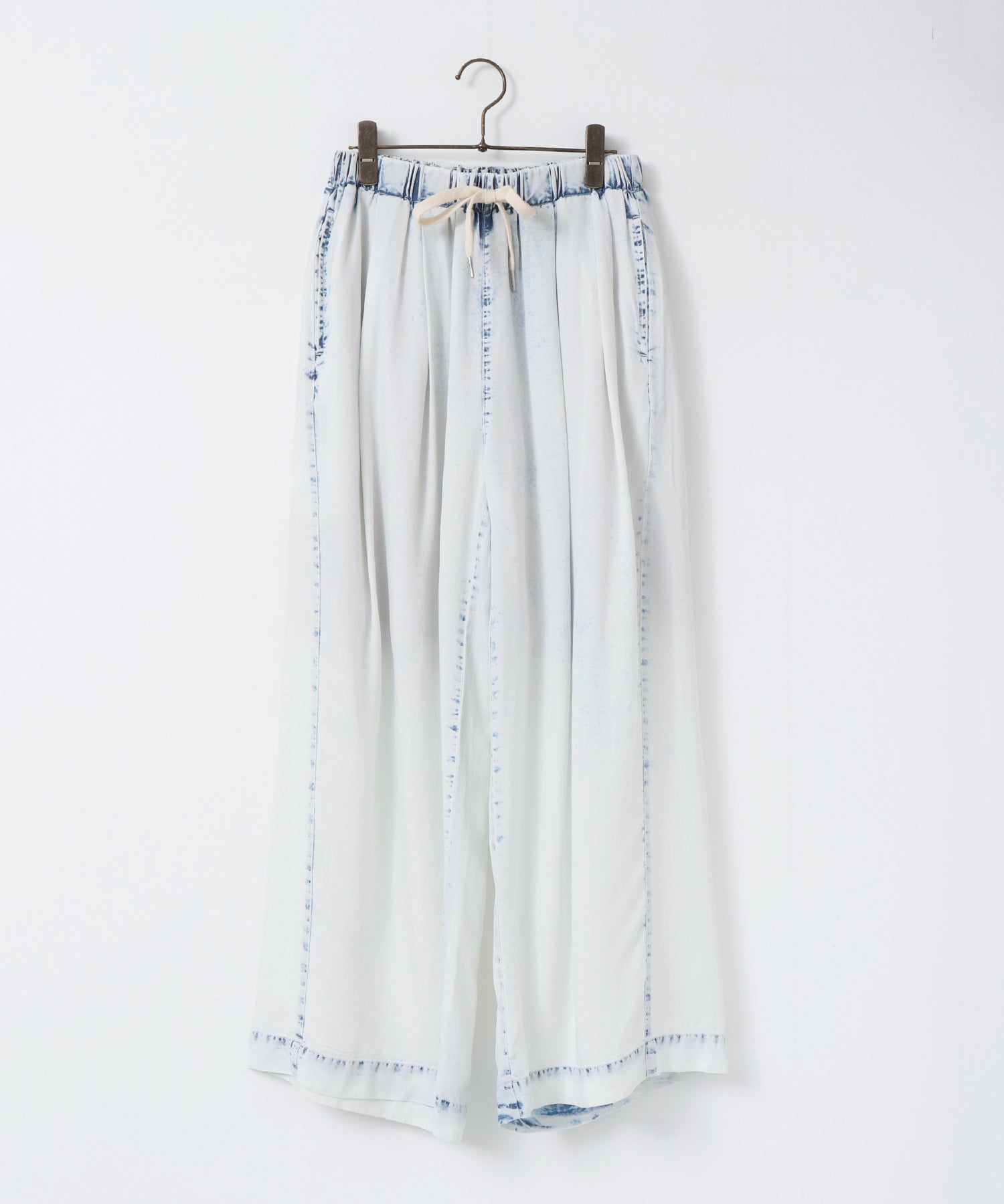 TENCEL DENIM WIDE PANTS