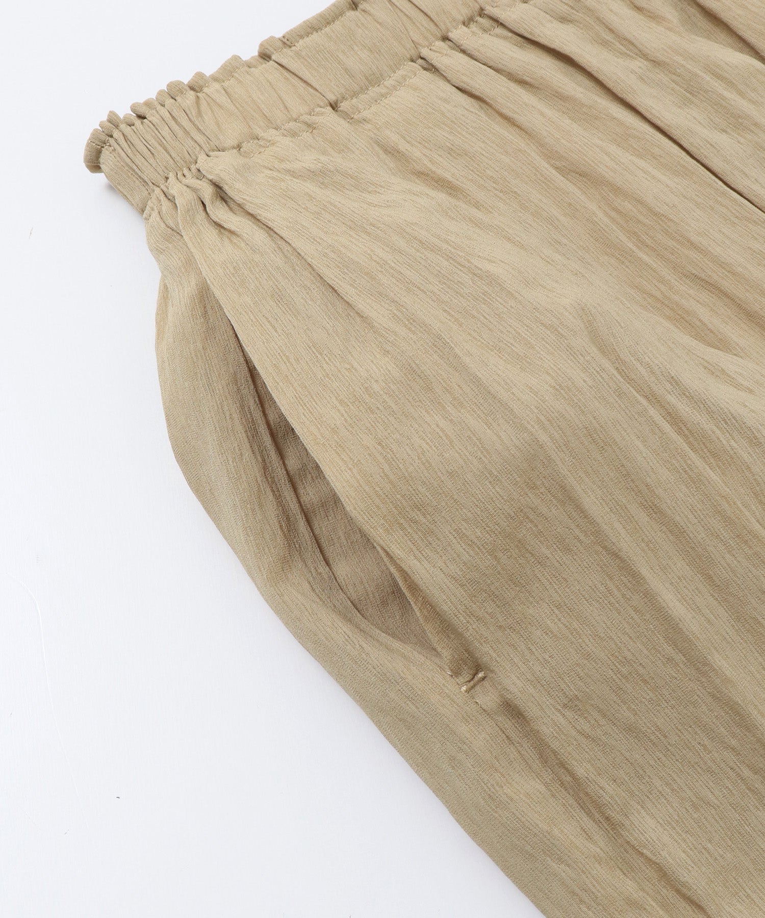 SHEER WIDE STRAIGHT PANTS