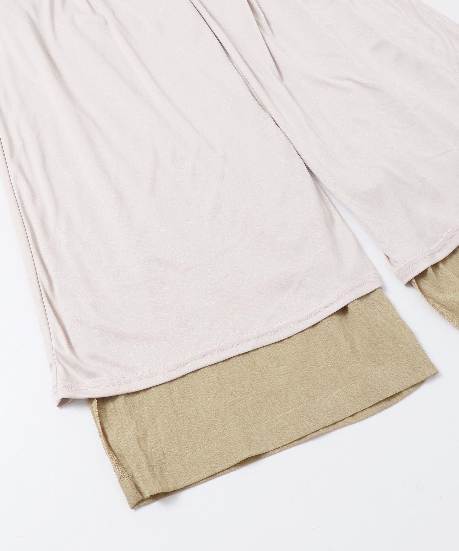 SHEER WIDE STRAIGHT PANTS