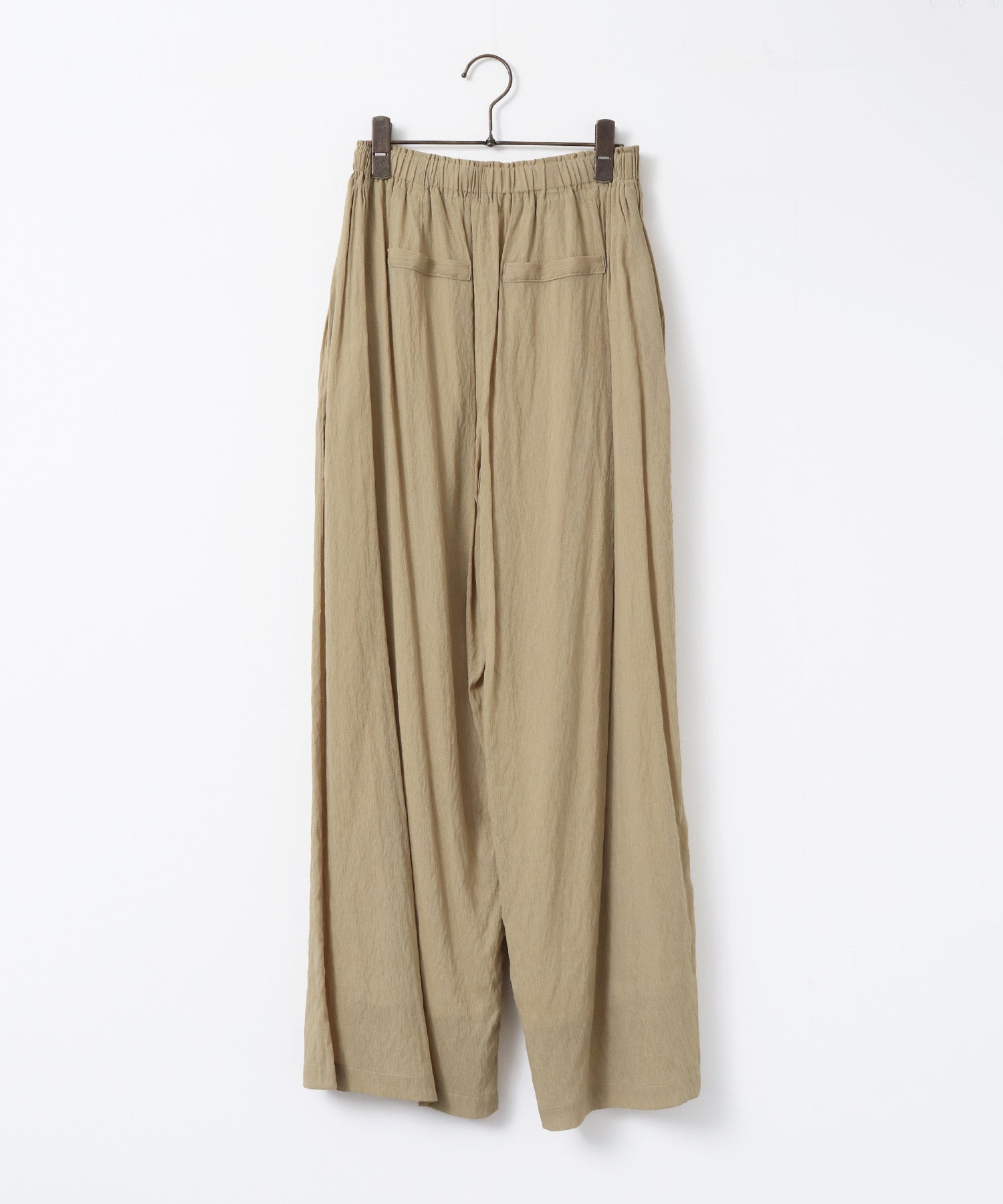 SHEER WIDE STRAIGHT PANTS