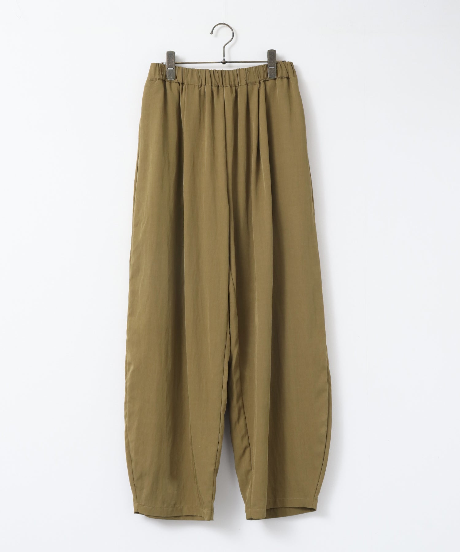 THICK-WEAVE CURVY PANTS