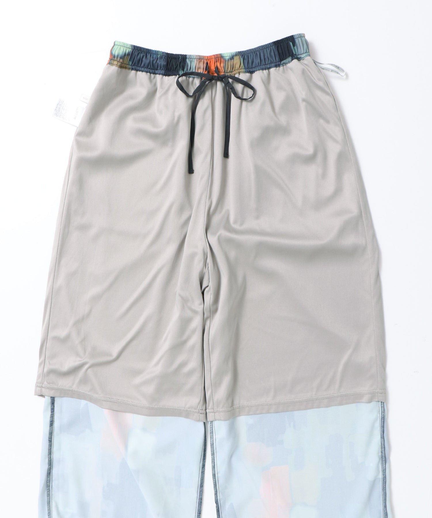 GEORGETTE-PRINT EASY PANTS
