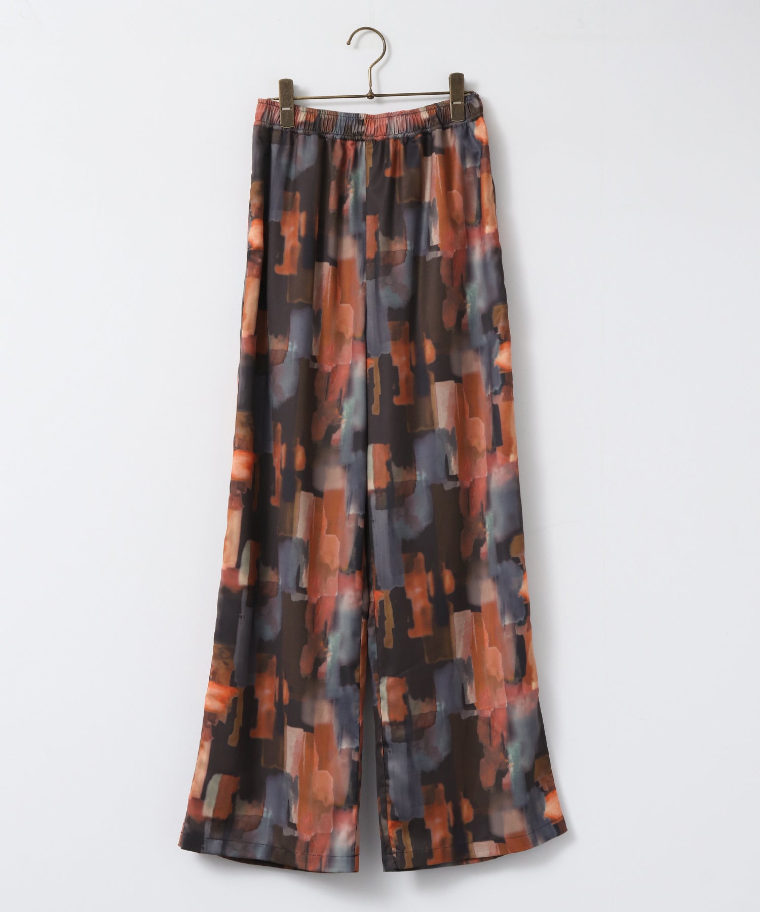 GEORGETTE-PRINT EASY PANTS