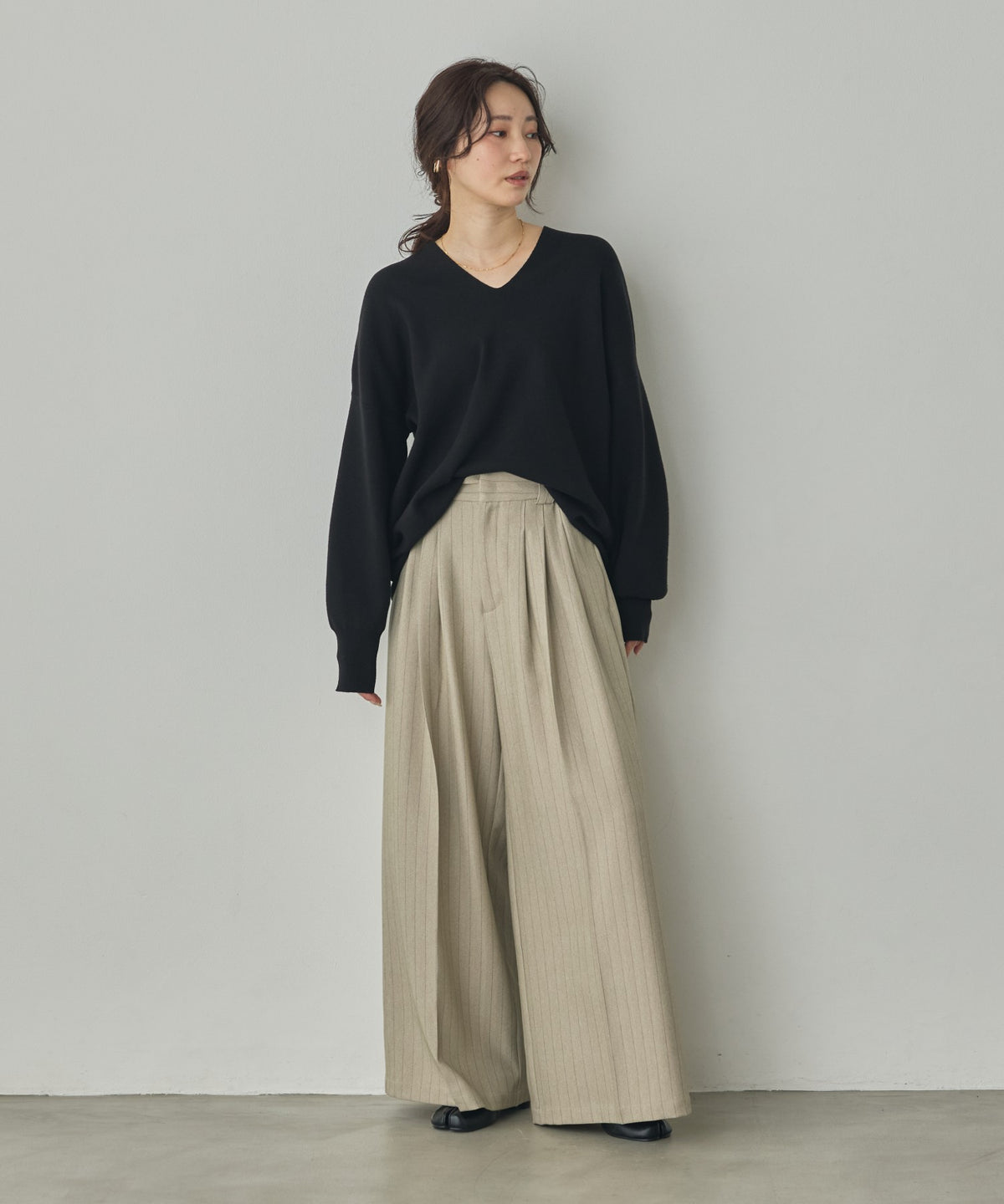 PLEATED PANTS