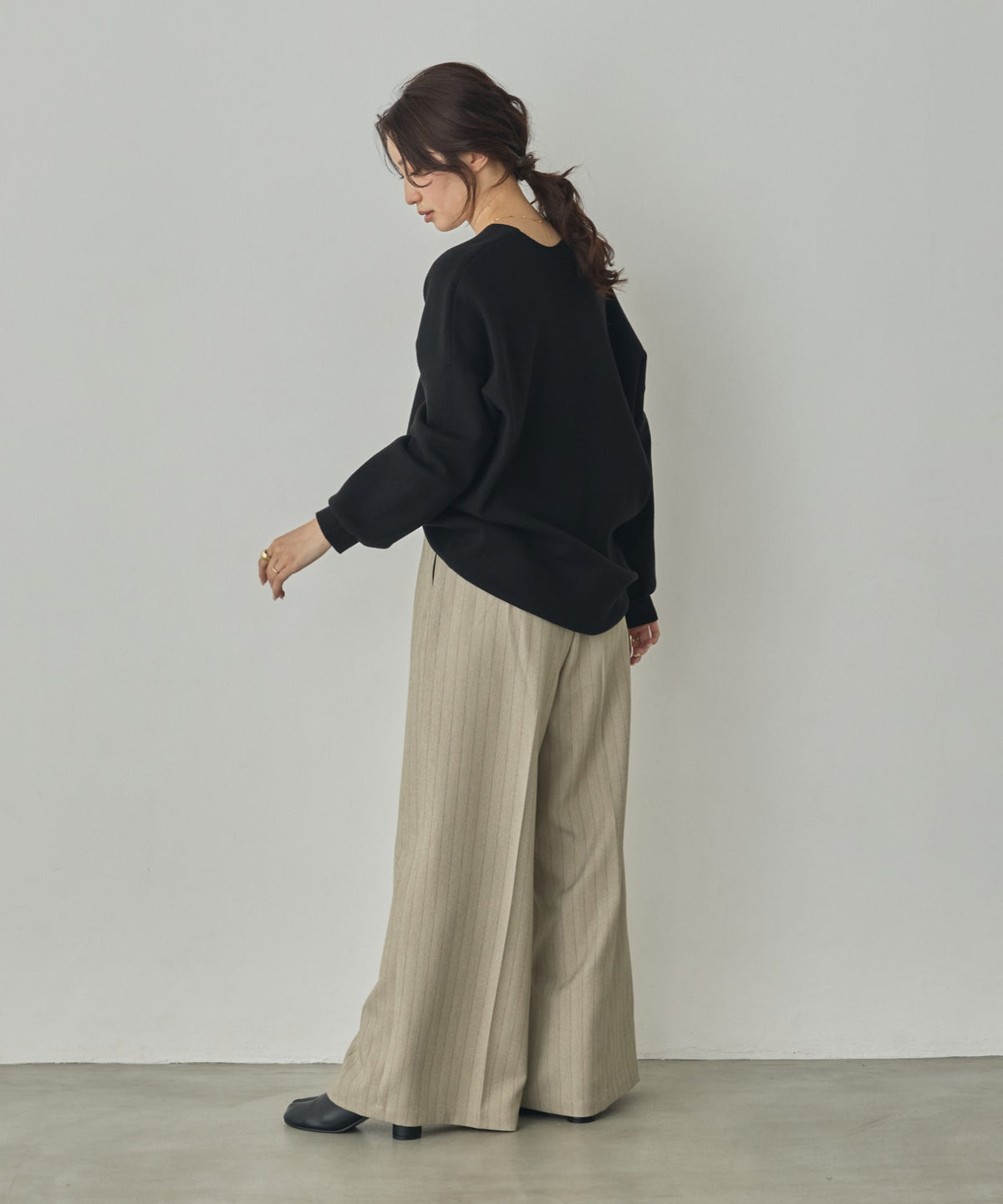 PLEATED PANTS